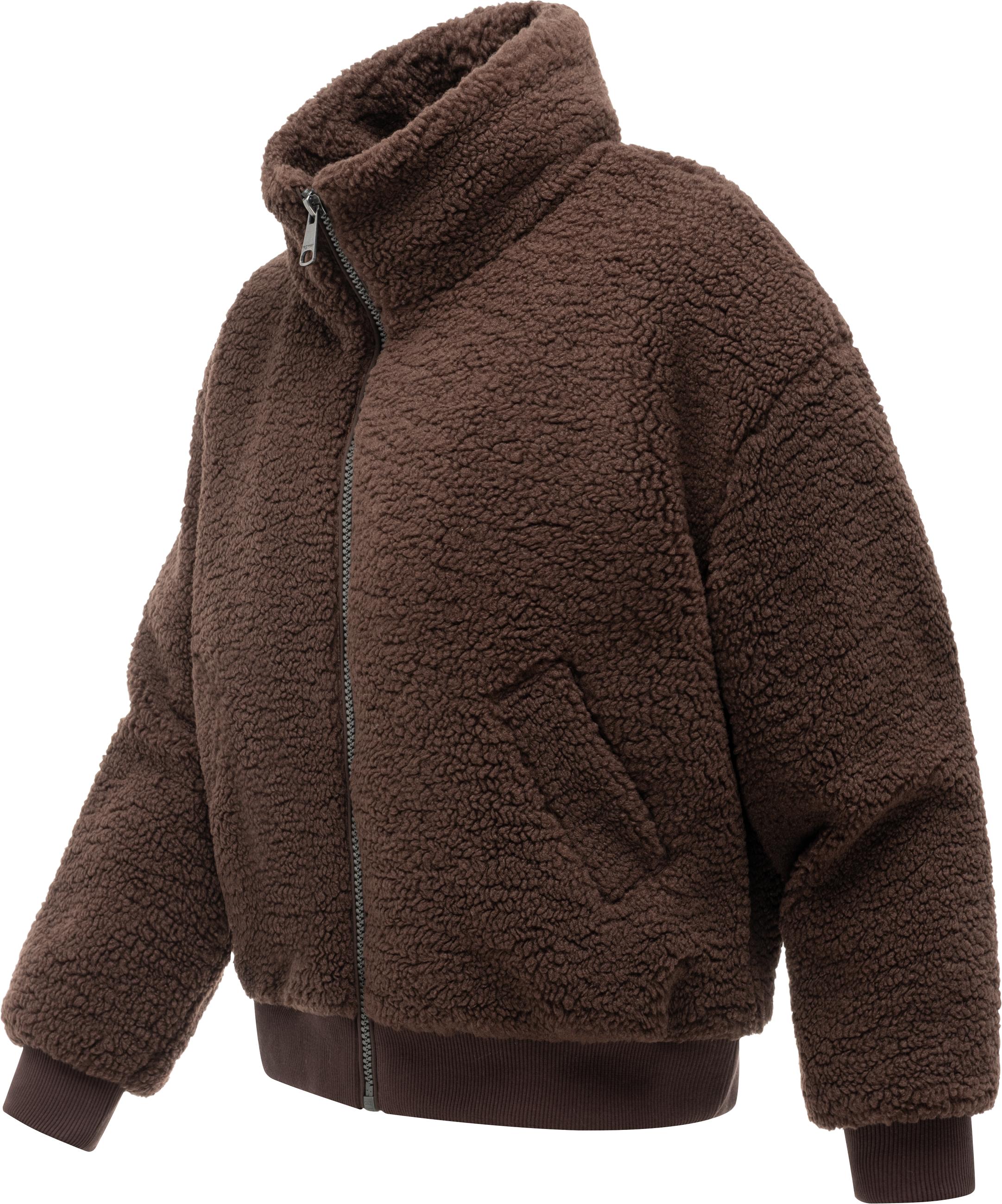 Plüschjacke "Tillie Y" Dark Choco