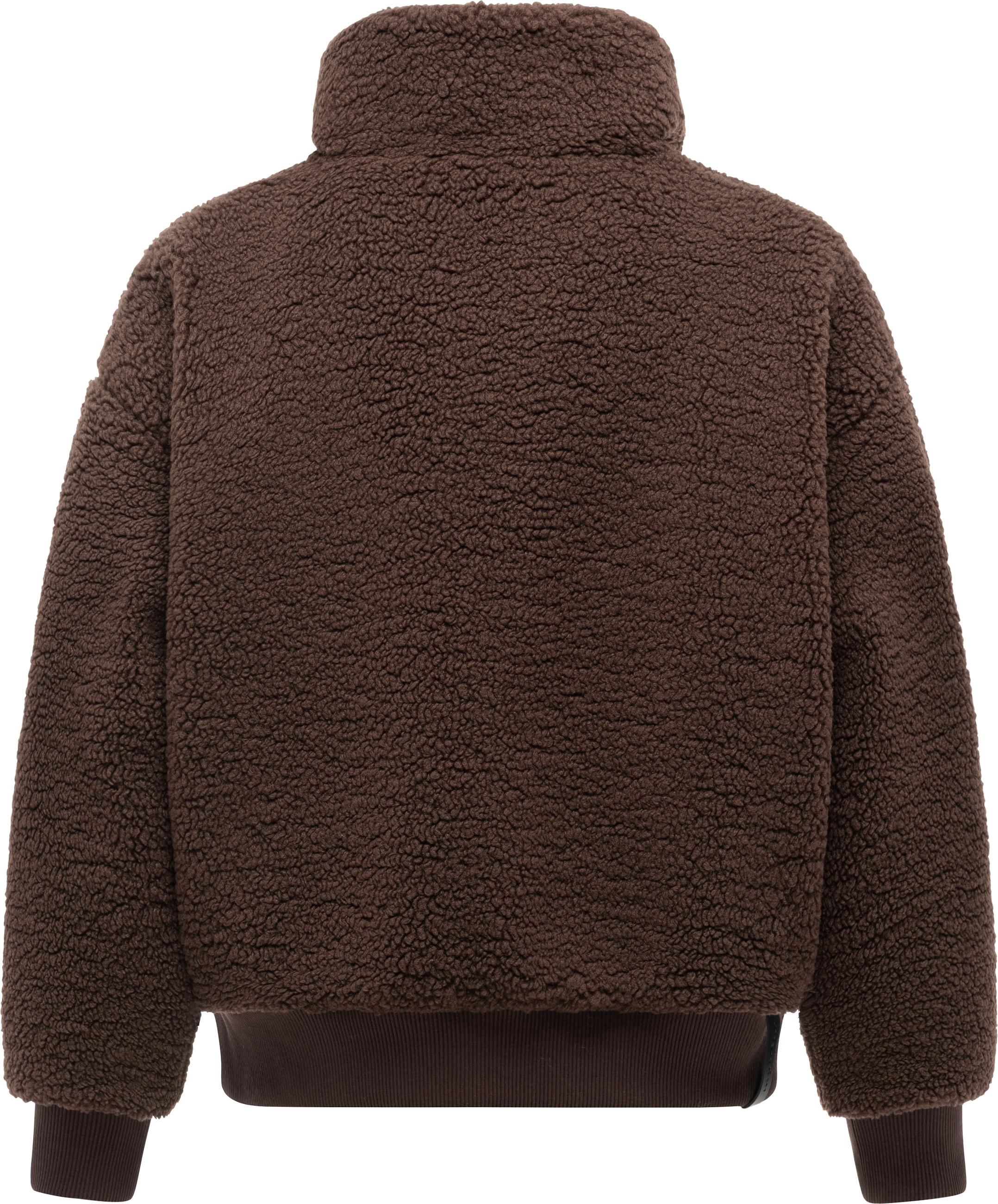 Plüschjacke "Tillie Y" Dark Choco