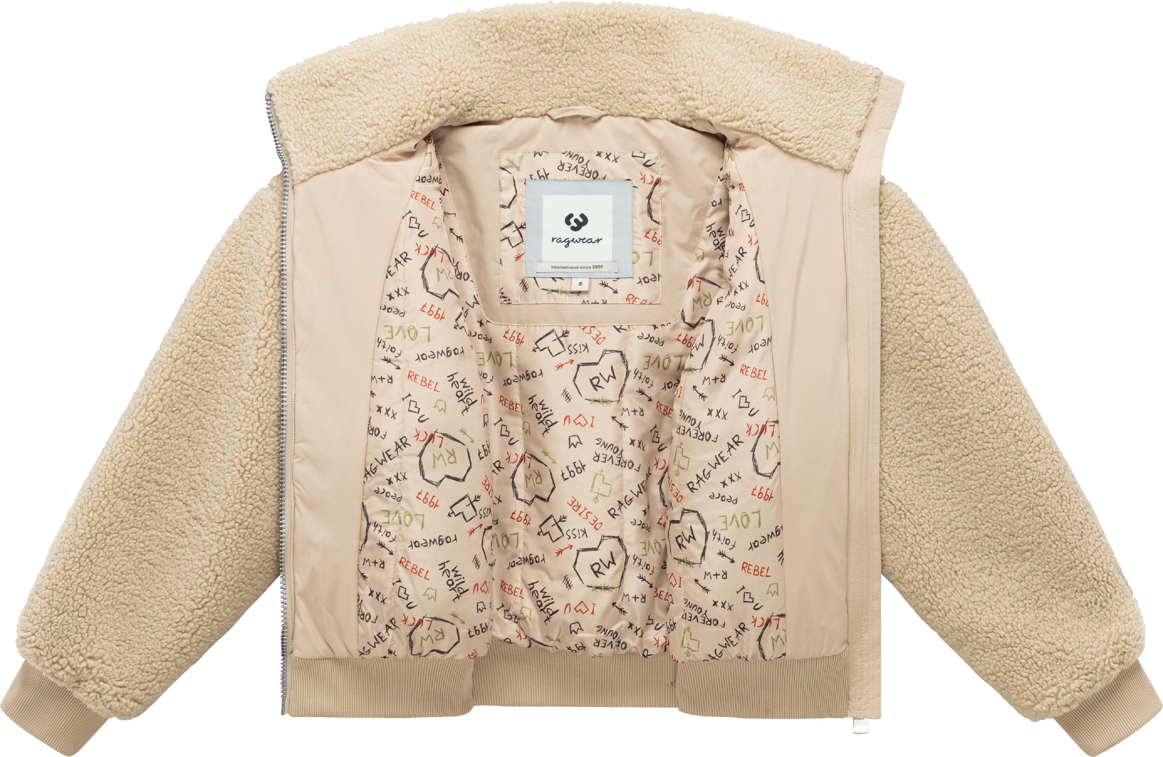 Plüschjacke "Tillie Y" Sand