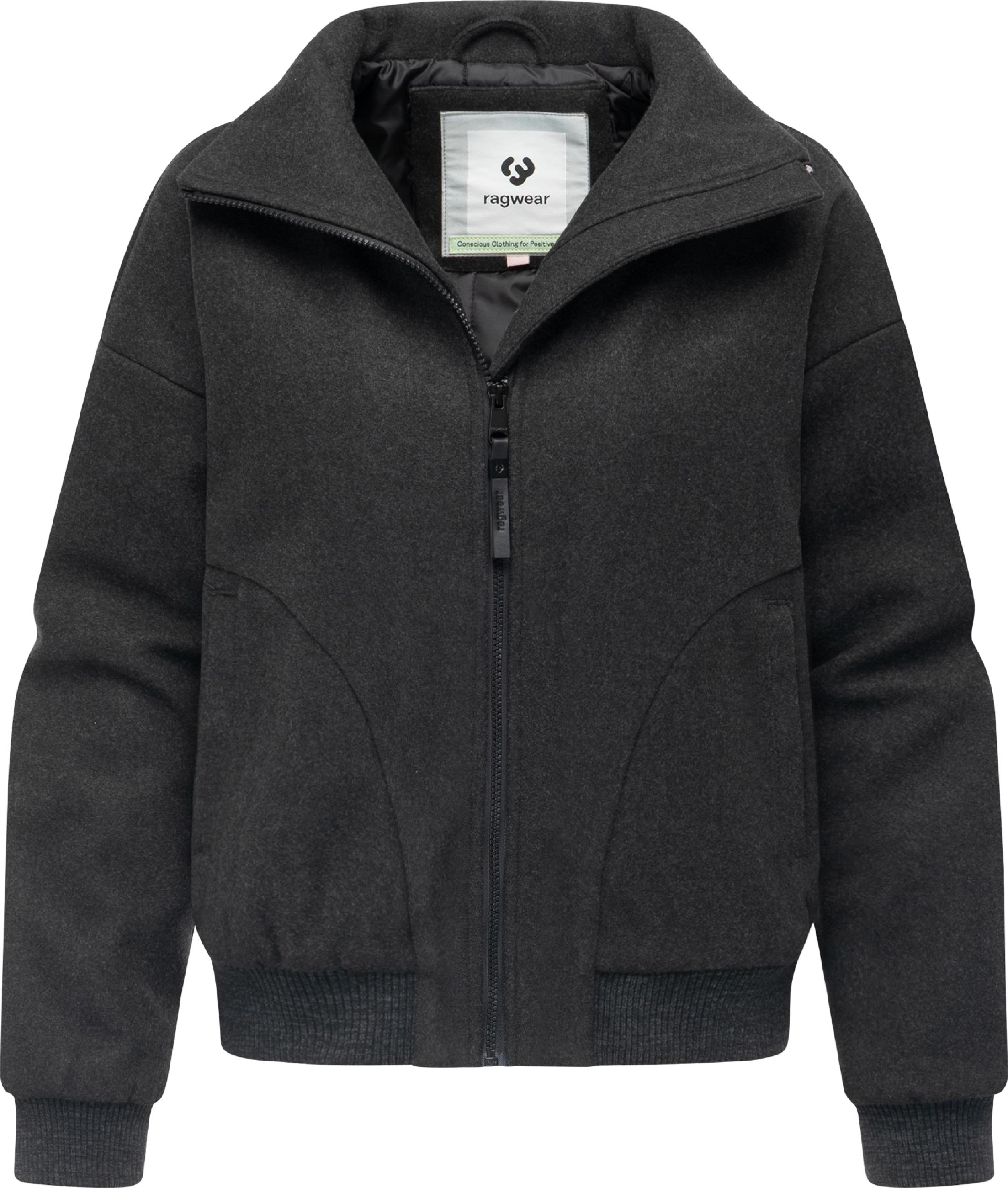Übergangsjacke in Woll-Optik "Toscia" Dark Grey25