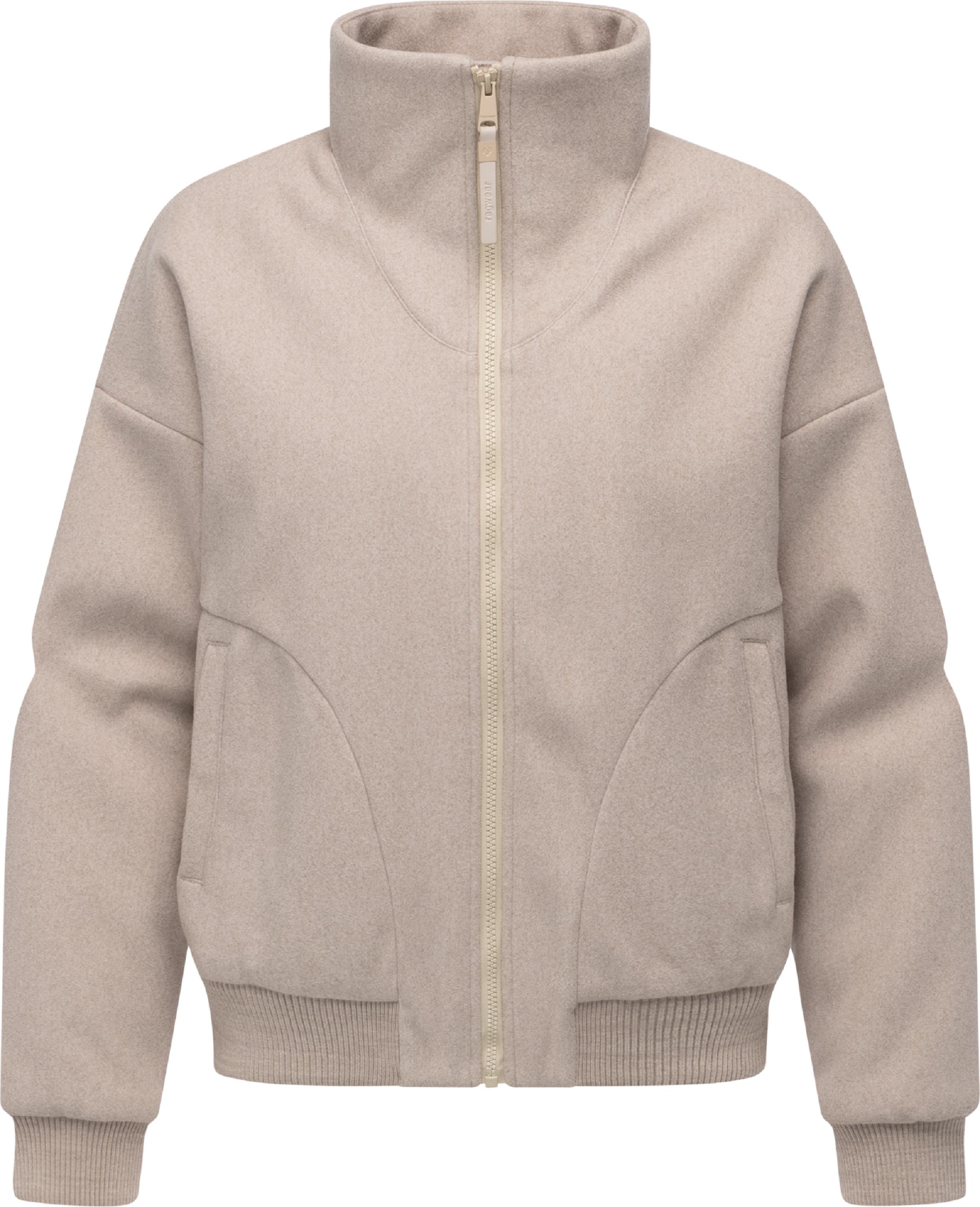 Übergangsjacke in Woll-Optik "Toscia" Ecru25