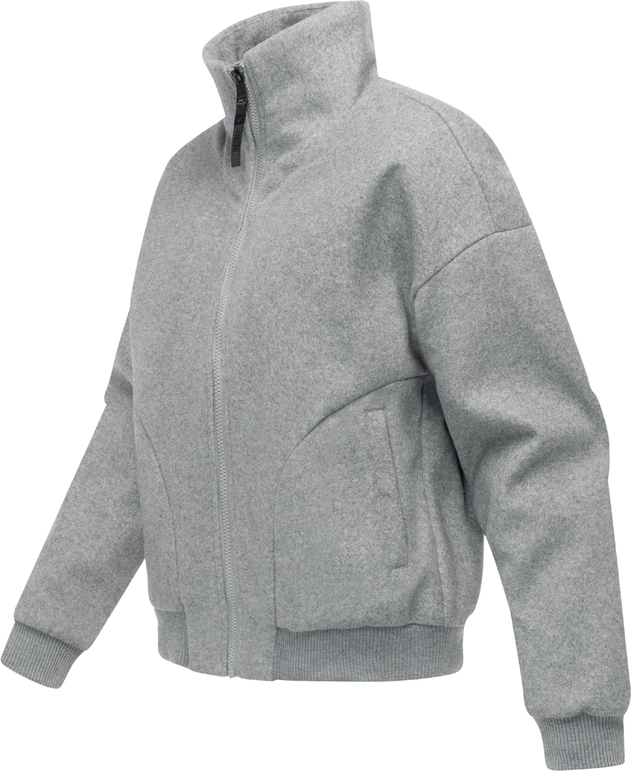 Übergangsjacke in Woll-Optik "Toscia" Light Grey25