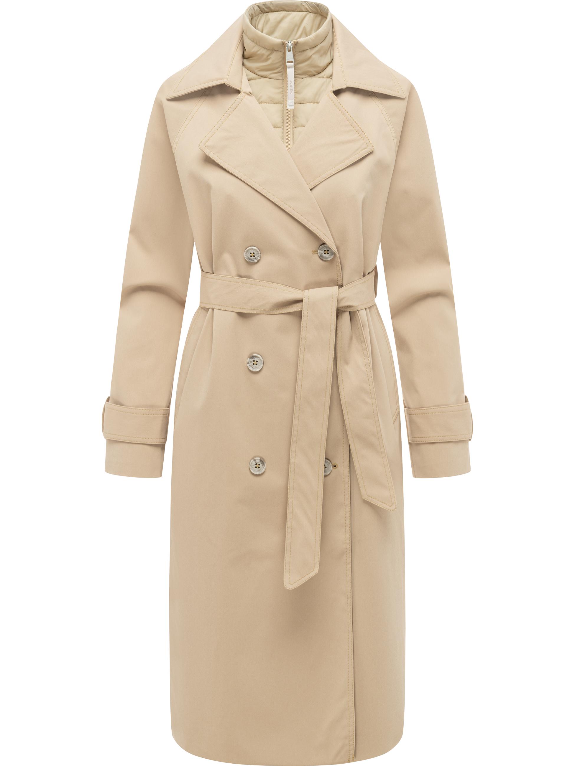 Trenchcoat mit herausnehmbarem Inlay "Trenchie Y" Sand