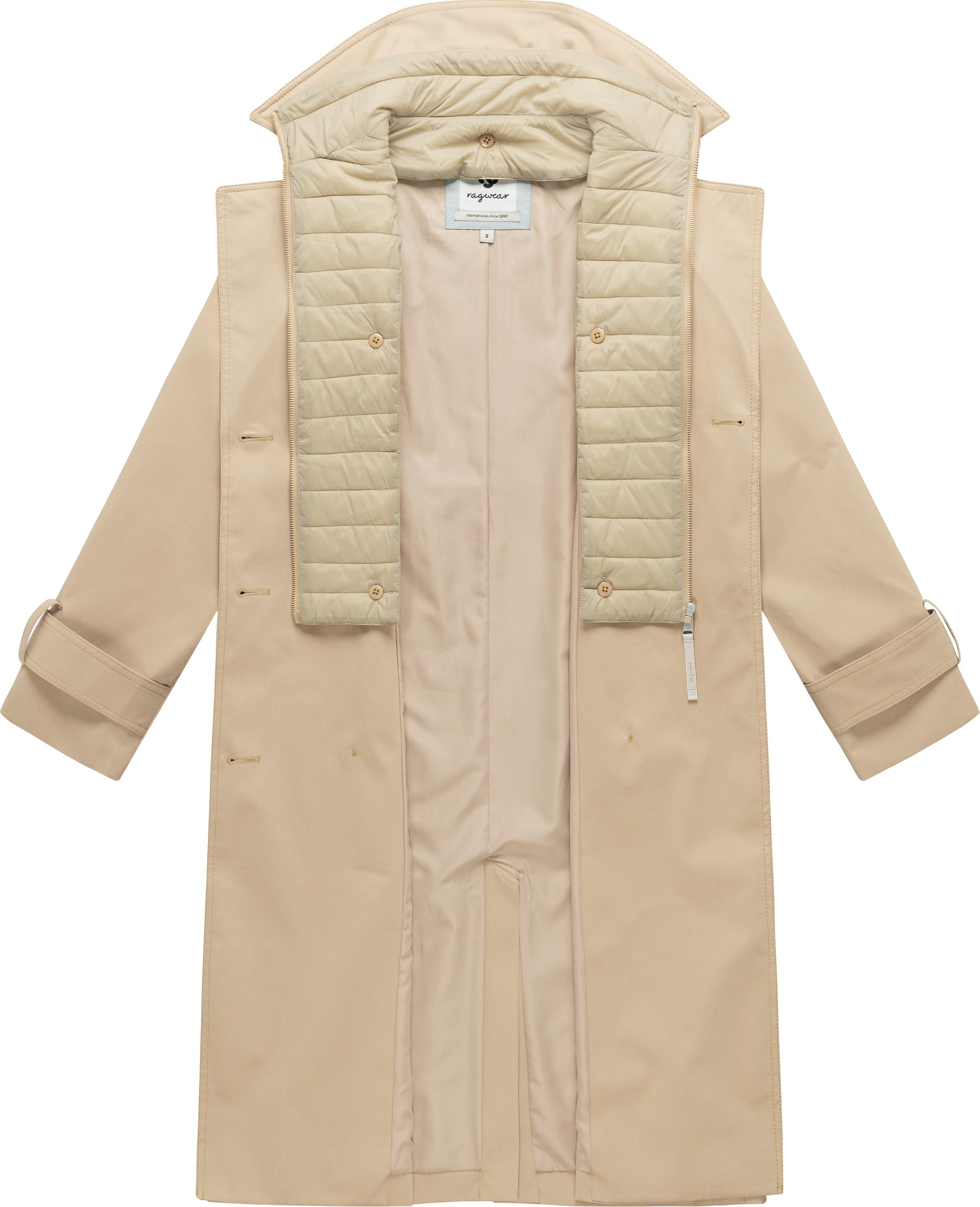Trenchcoat mit herausnehmbarem Inlay "Trenchie Y" Sand