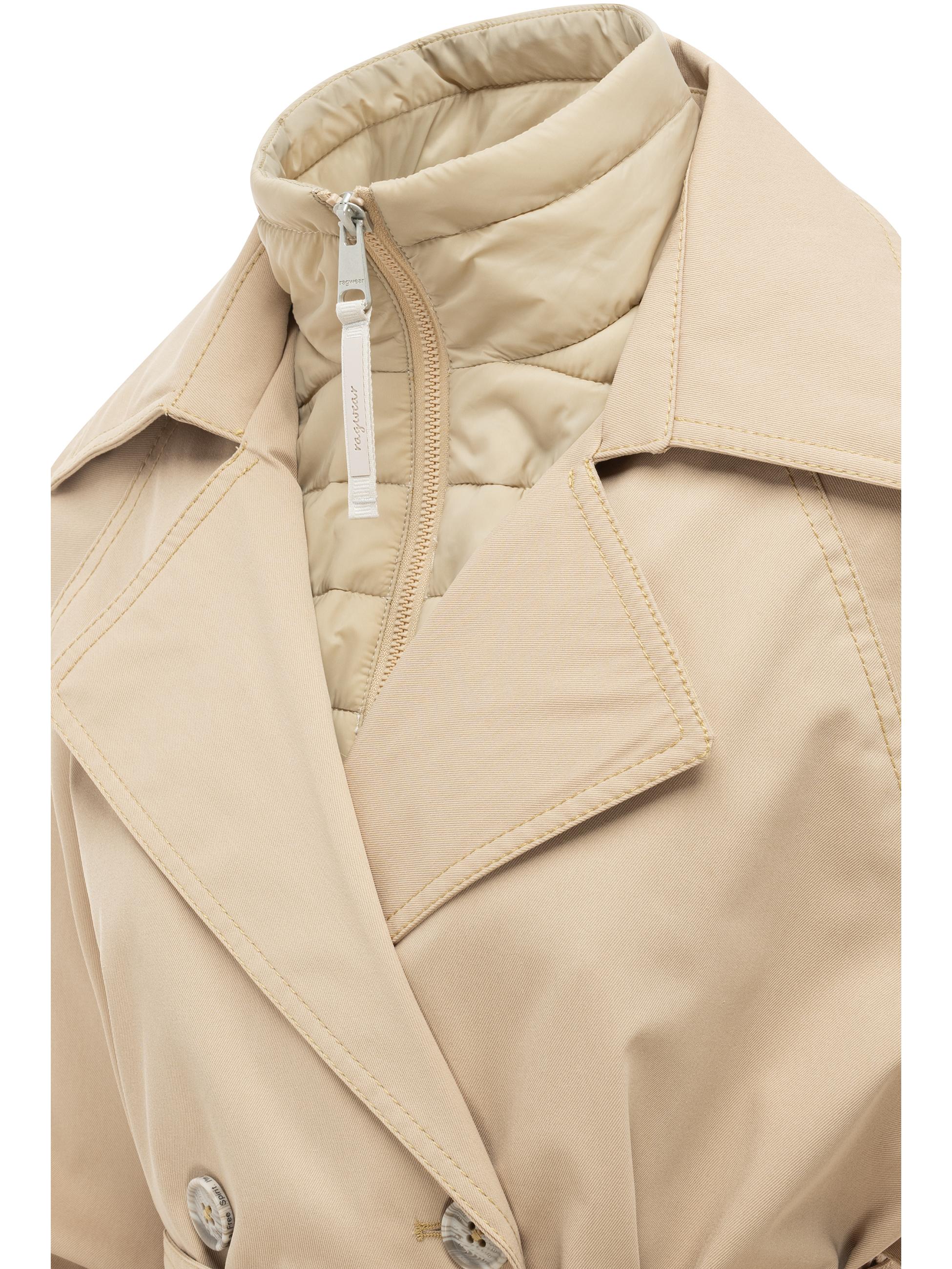 Trenchcoat mit herausnehmbarem Inlay "Trenchie Y" Sand