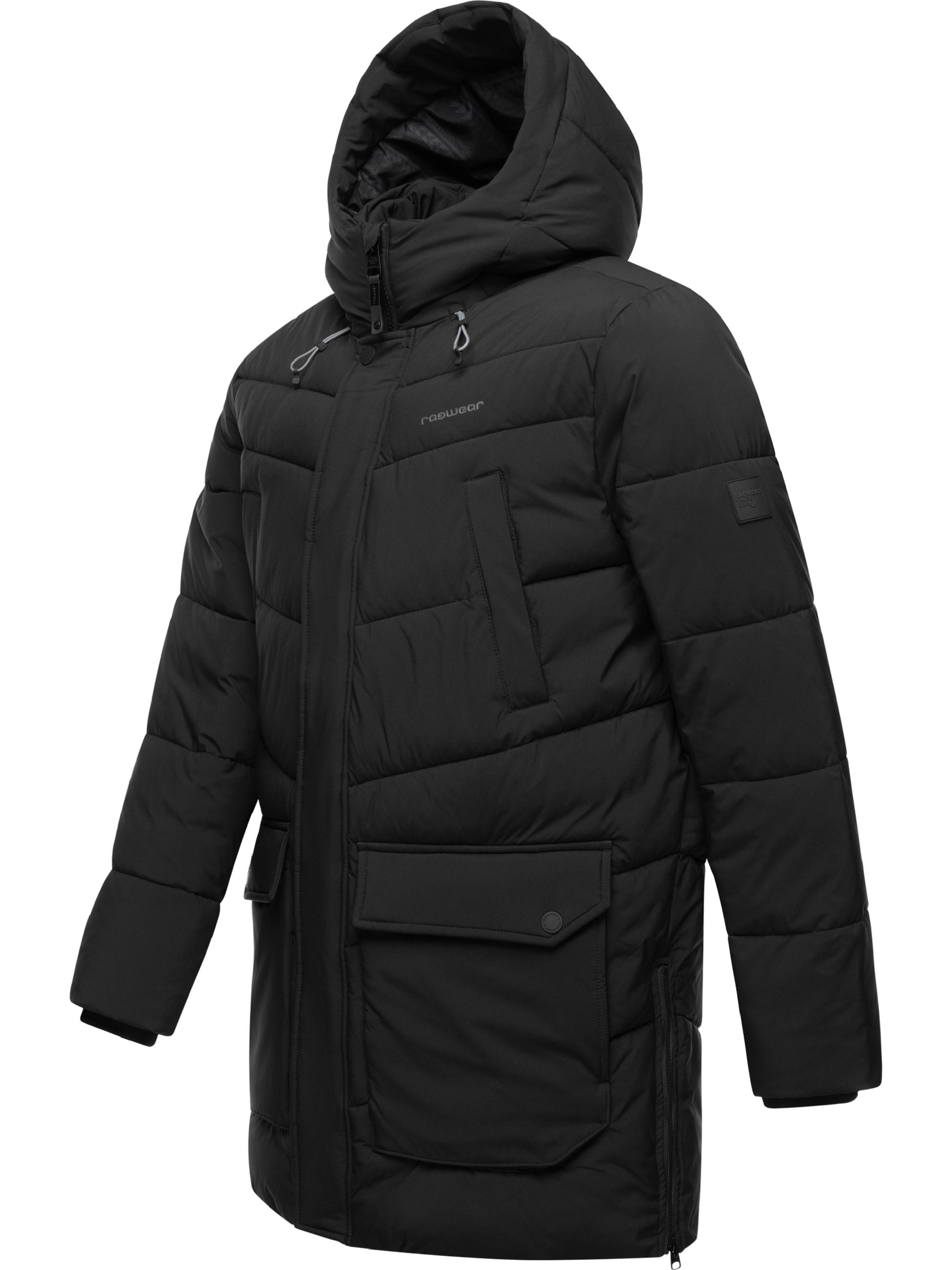 Steppjacke mit Kapuze "Trenton" Black