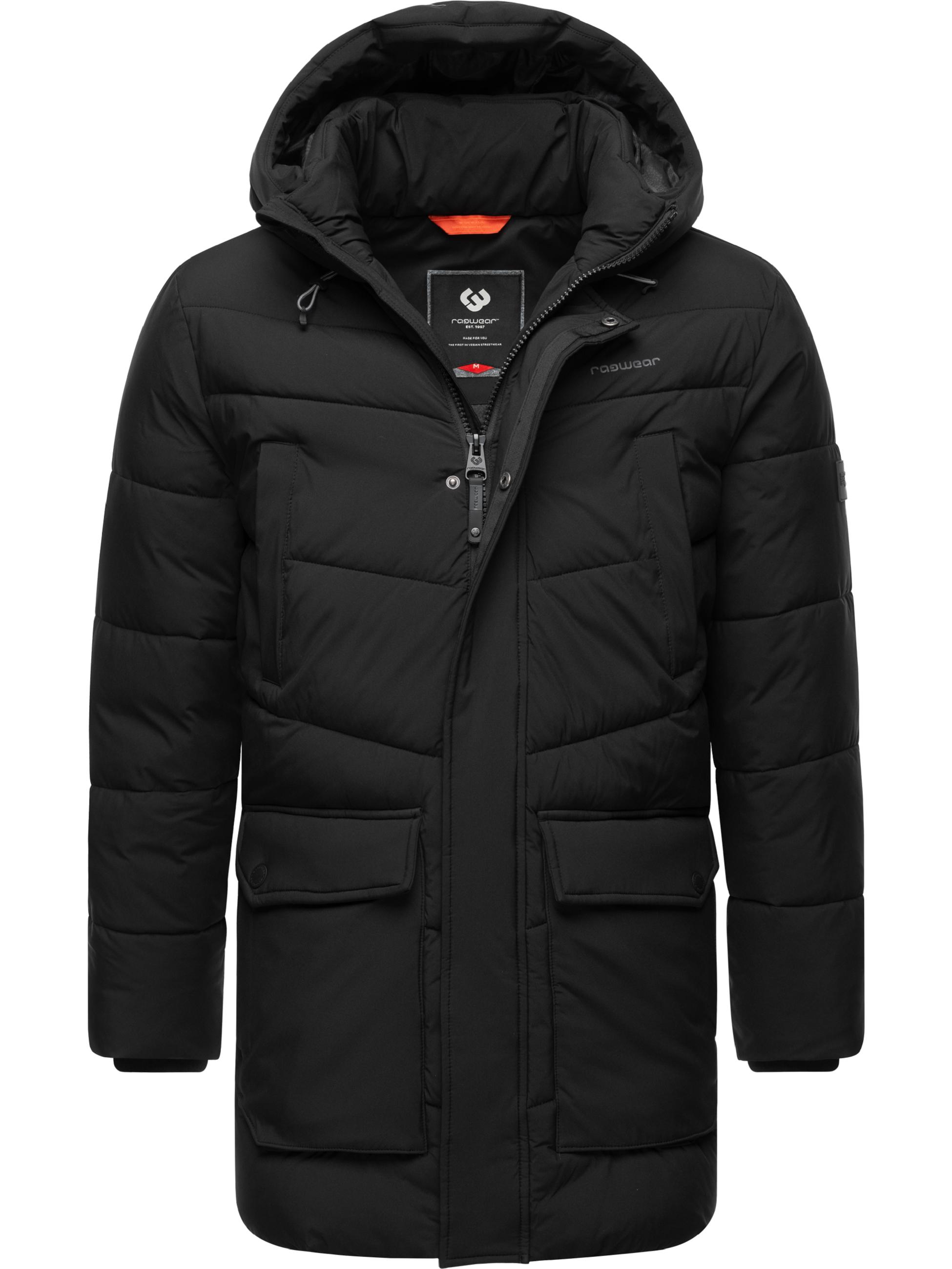 Steppjacke mit Kapuze "Trenton" Black