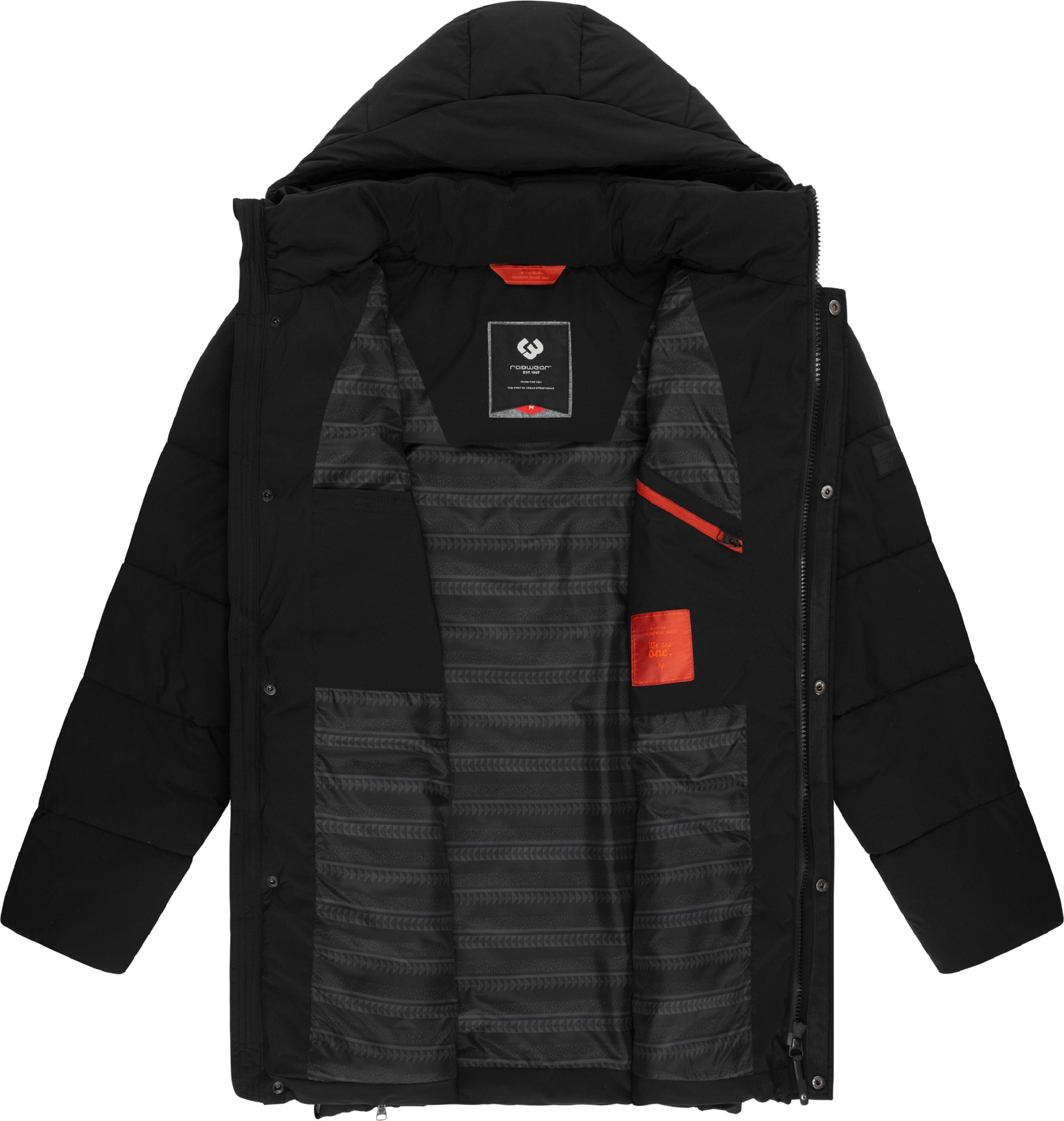 Steppjacke mit Kapuze "Trenton" Black