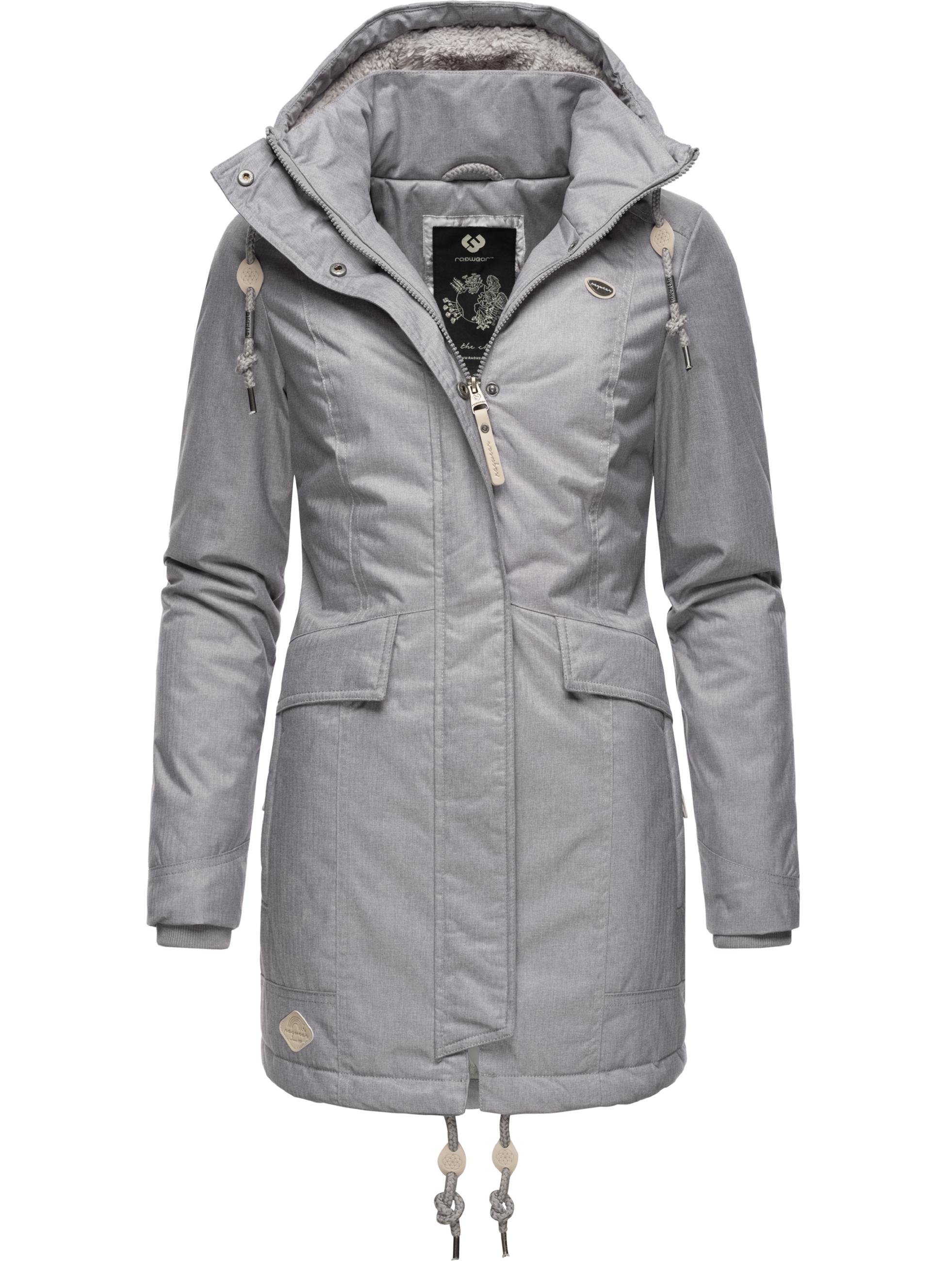 Winterparka mit Kapuze "Tunned" Ash Grey22