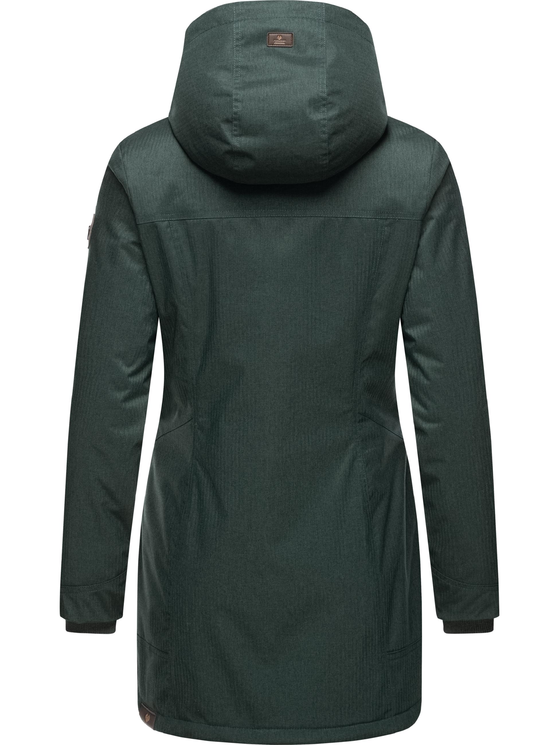 Winterparka mit Kapuze "Tunned" Dark Green23