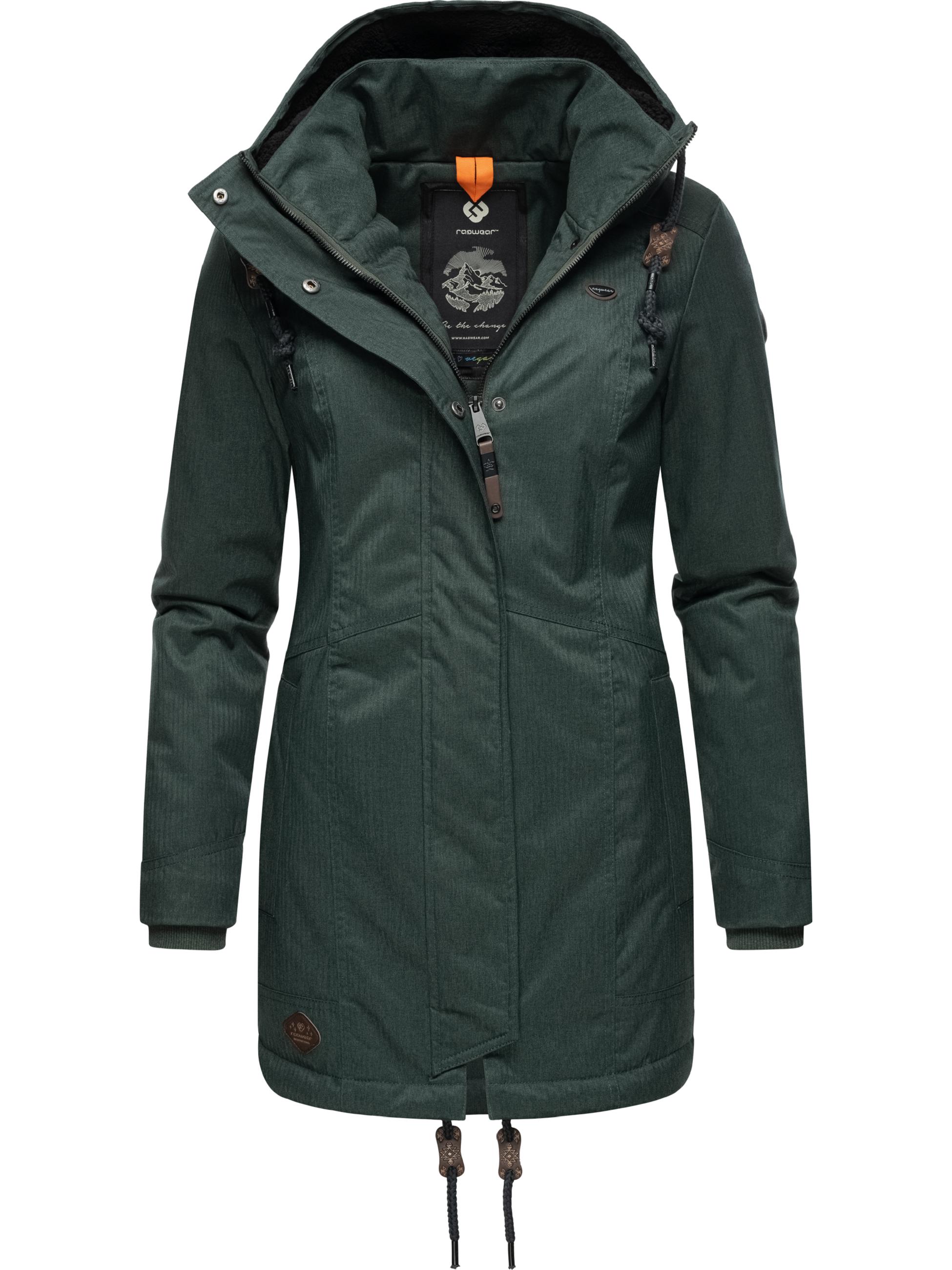 Winterparka mit Kapuze "Tunned" Dark Green23