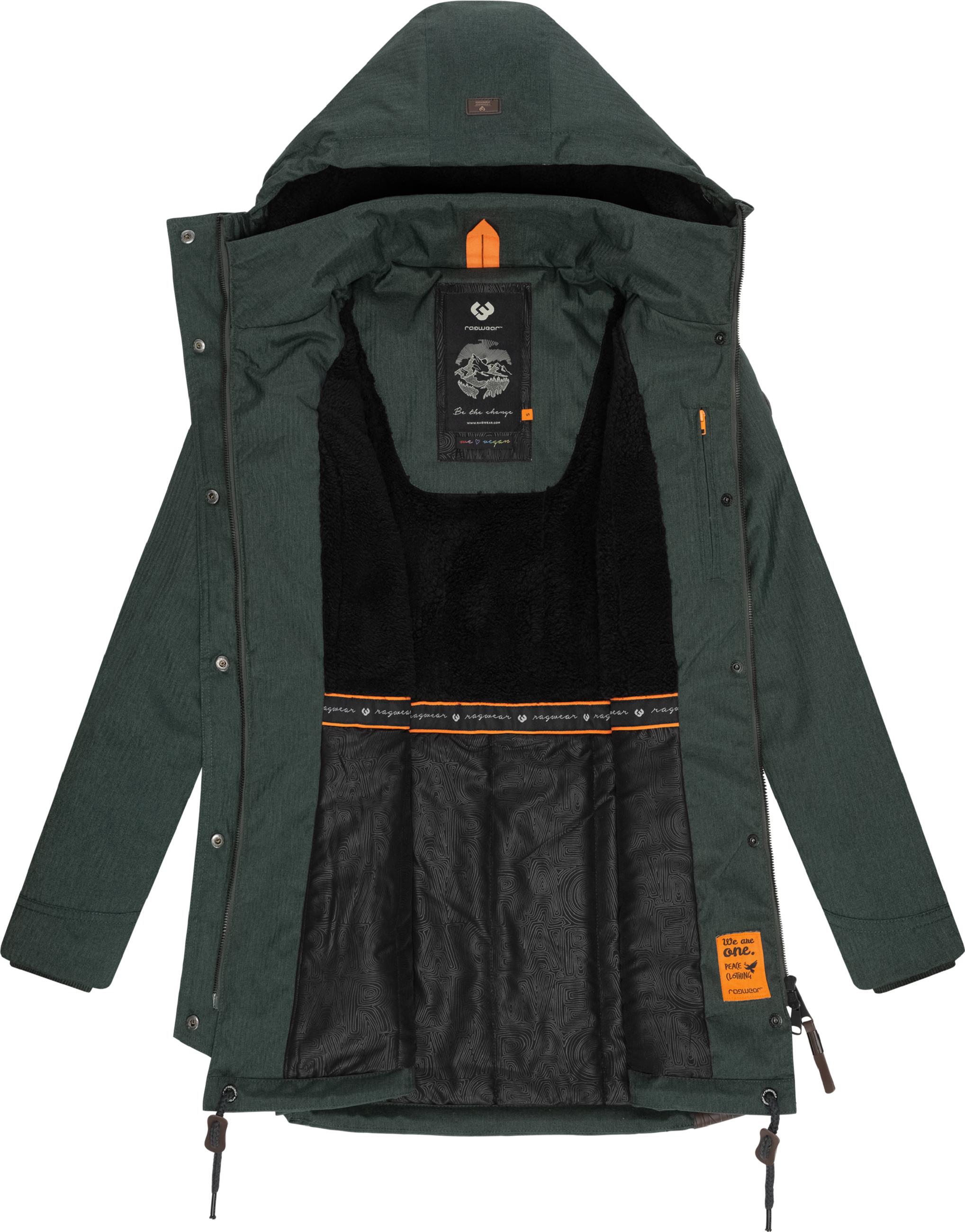 Winterparka mit Kapuze "Tunned" Dark Green23