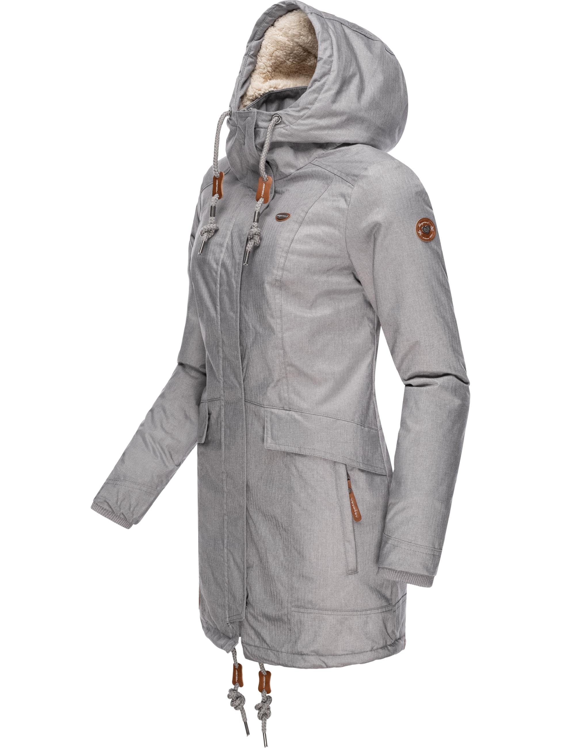 Winterparka mit Kapuze "Tunned" Grey021