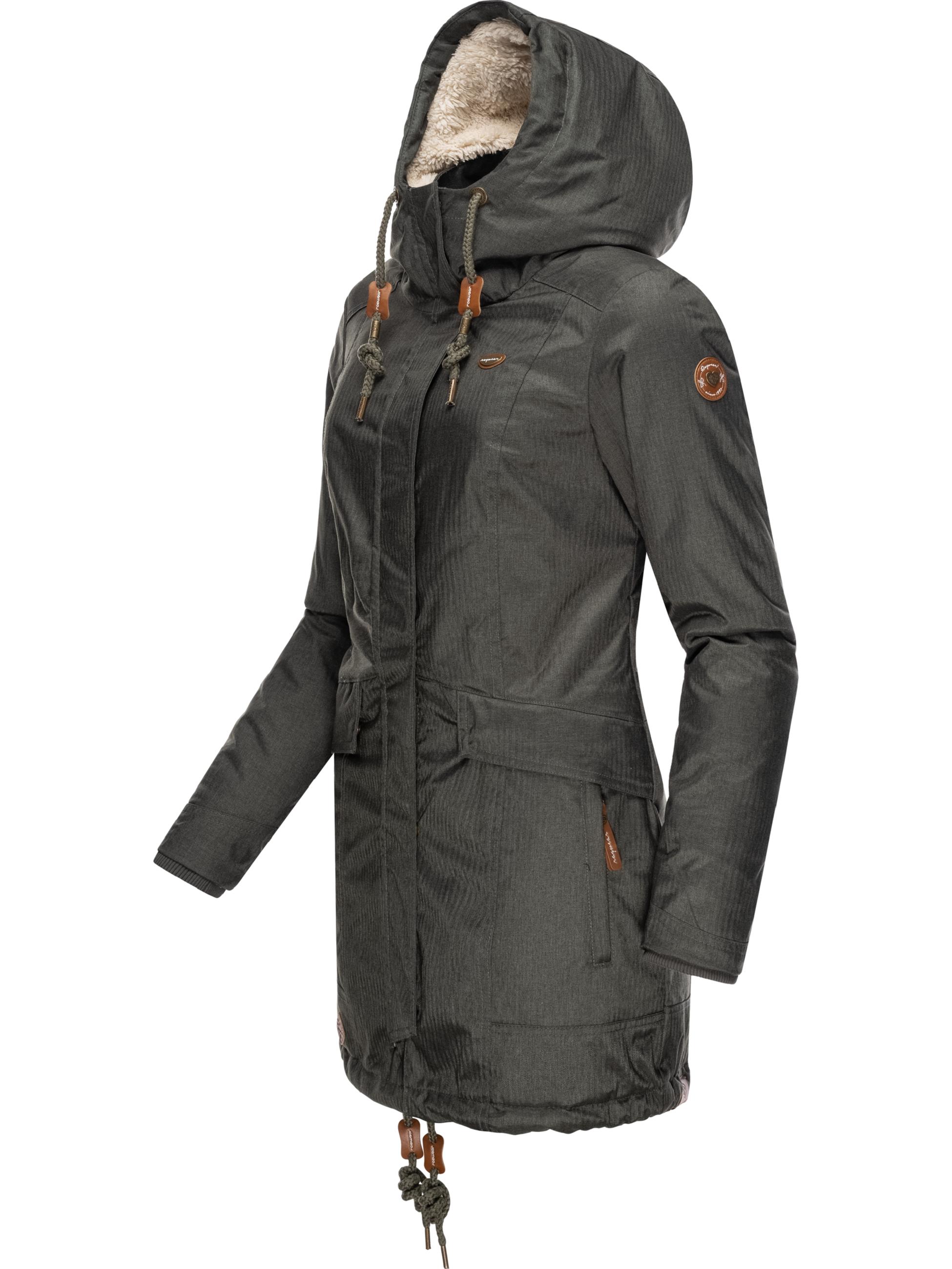 Winterparka mit Kapuze "Tunned" Olive021