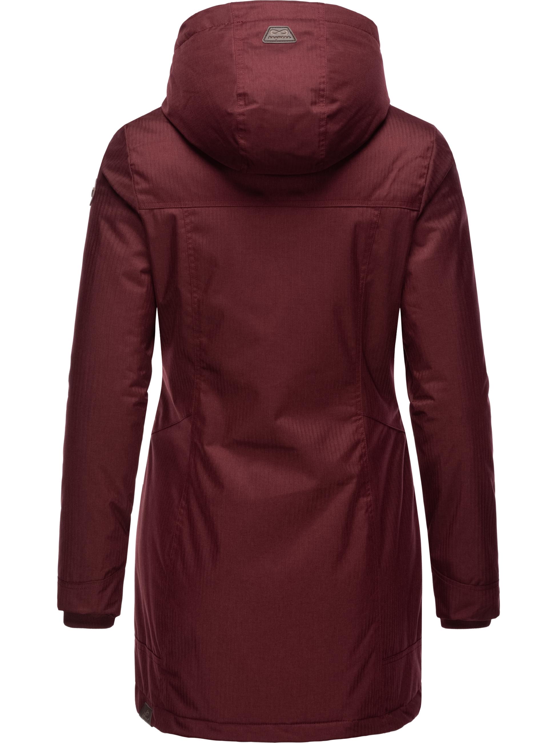 Winterparka mit Kapuze "Tunned" Wine Red22