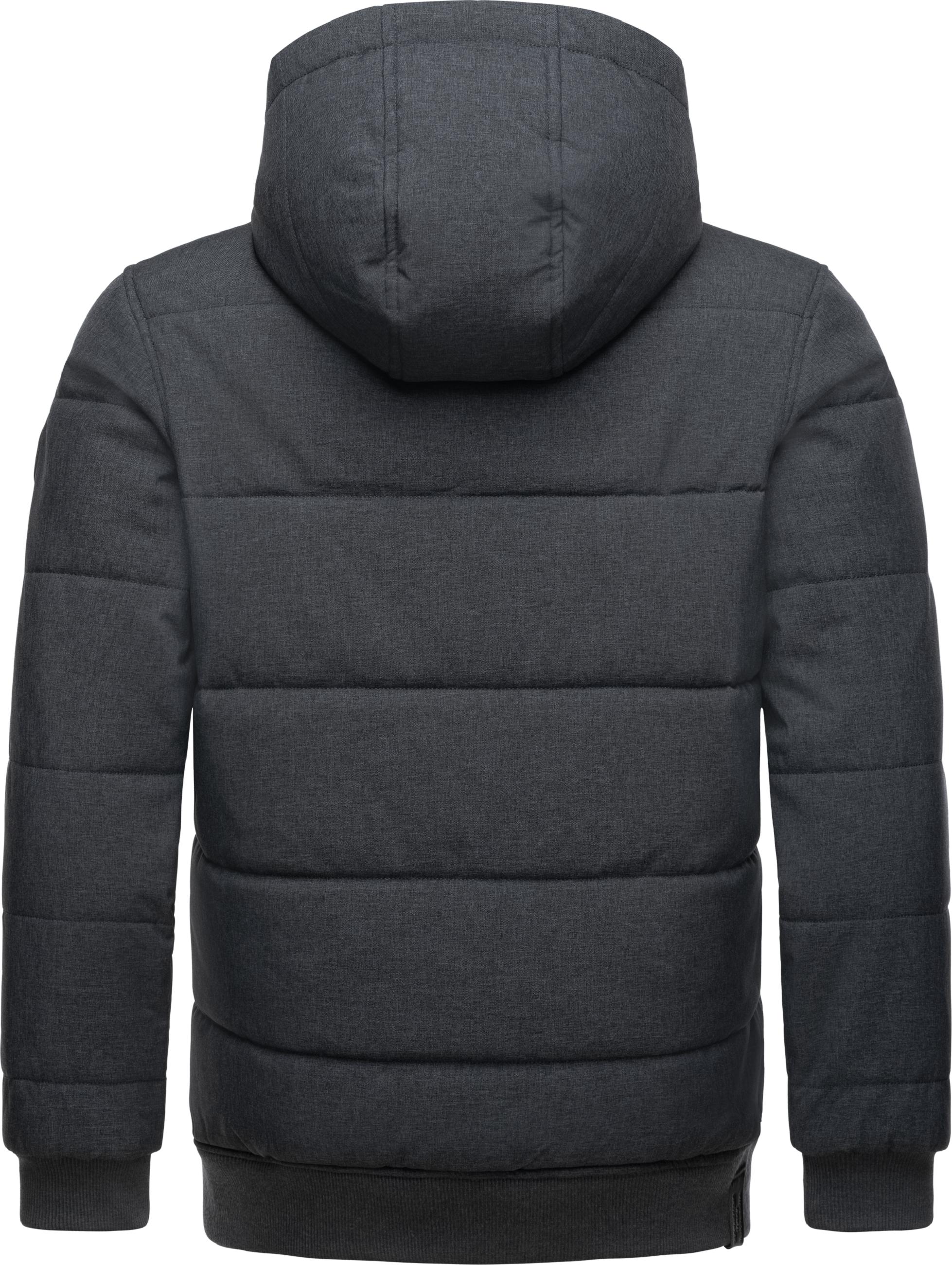 Steppjacke mit Kapuze "Tuuri" Dark Grey