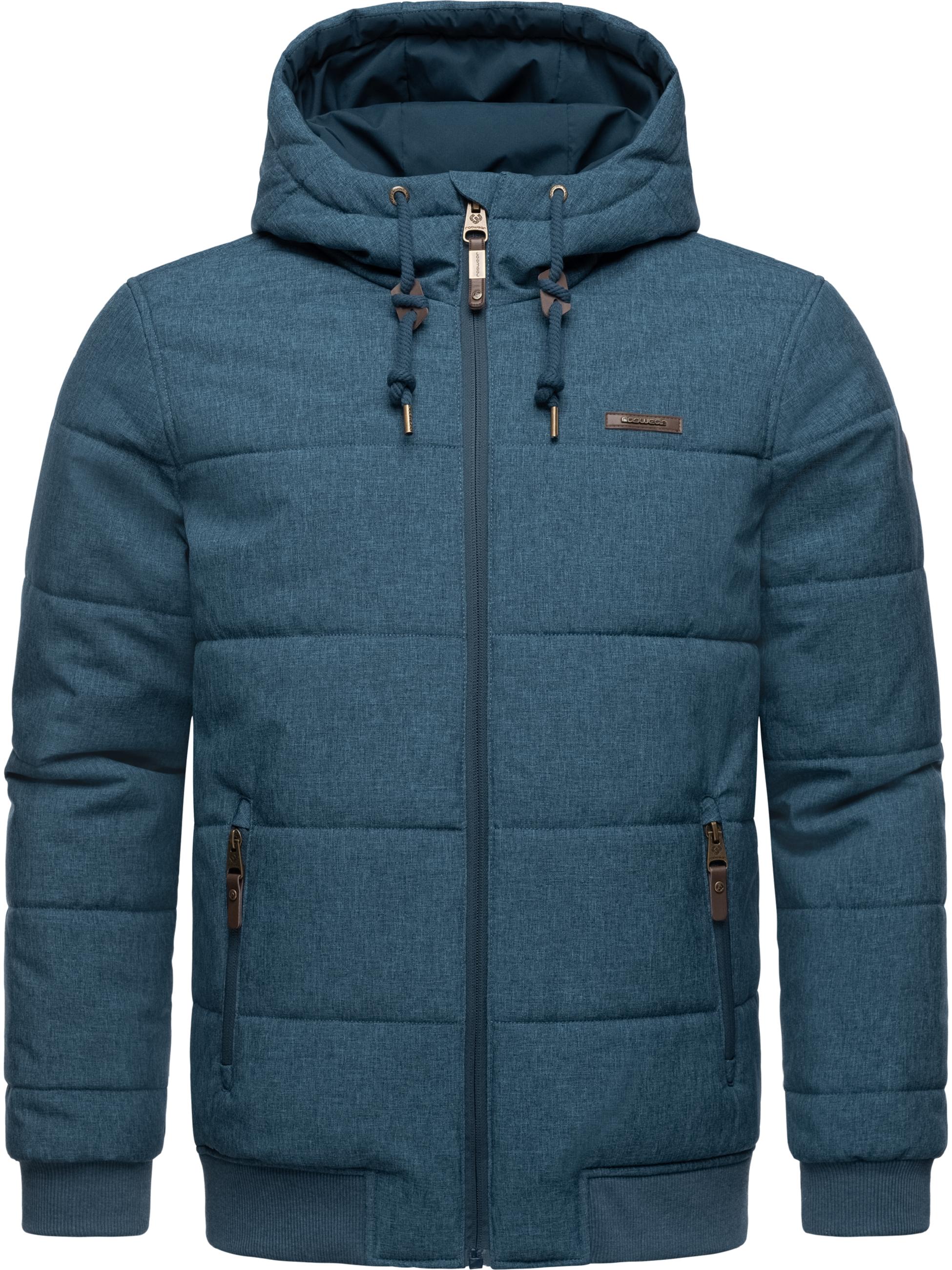 Steppjacke mit Kapuze "Tuuri" Stone Blue