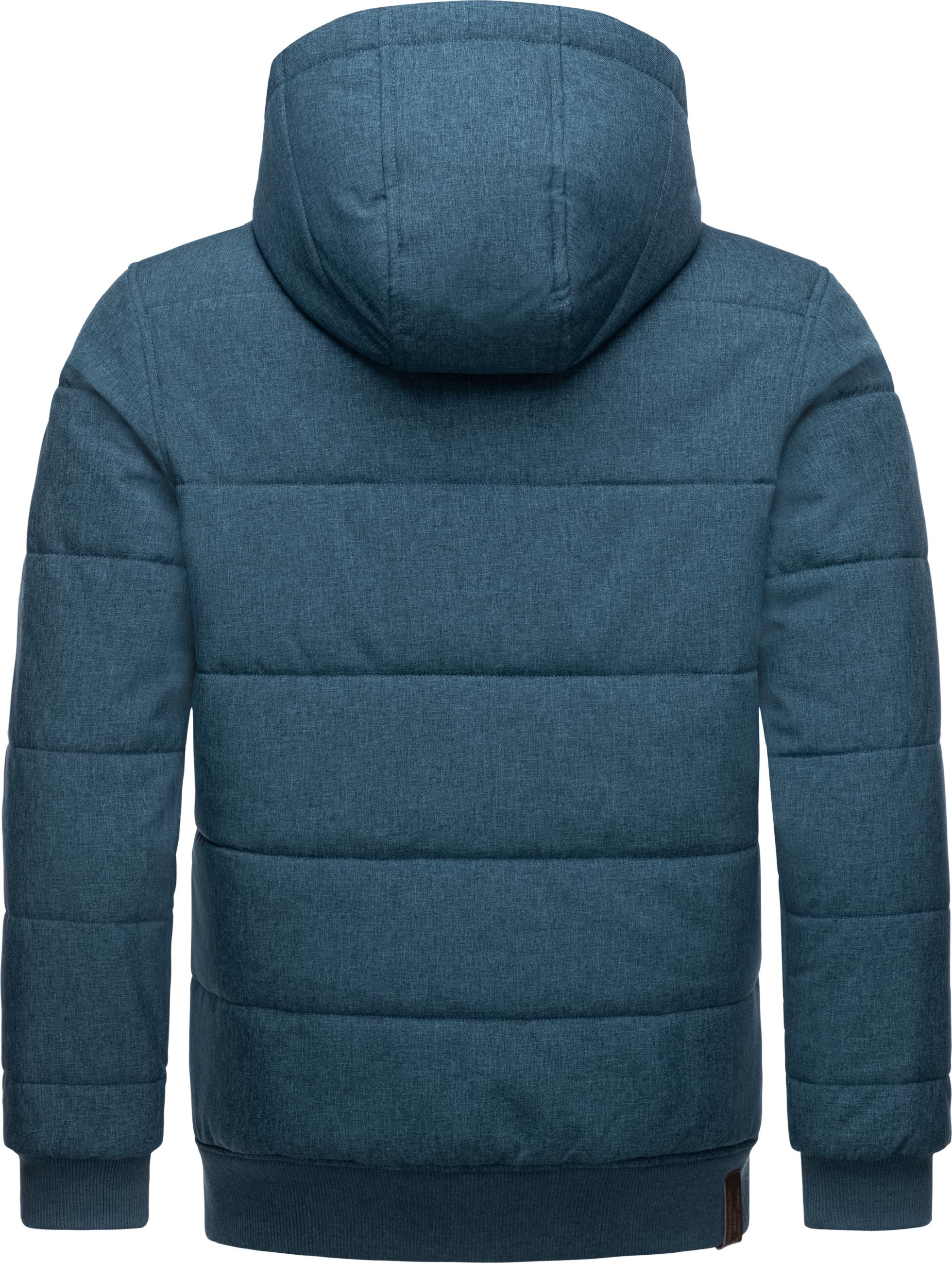 Steppjacke mit Kapuze "Tuuri" Stone Blue