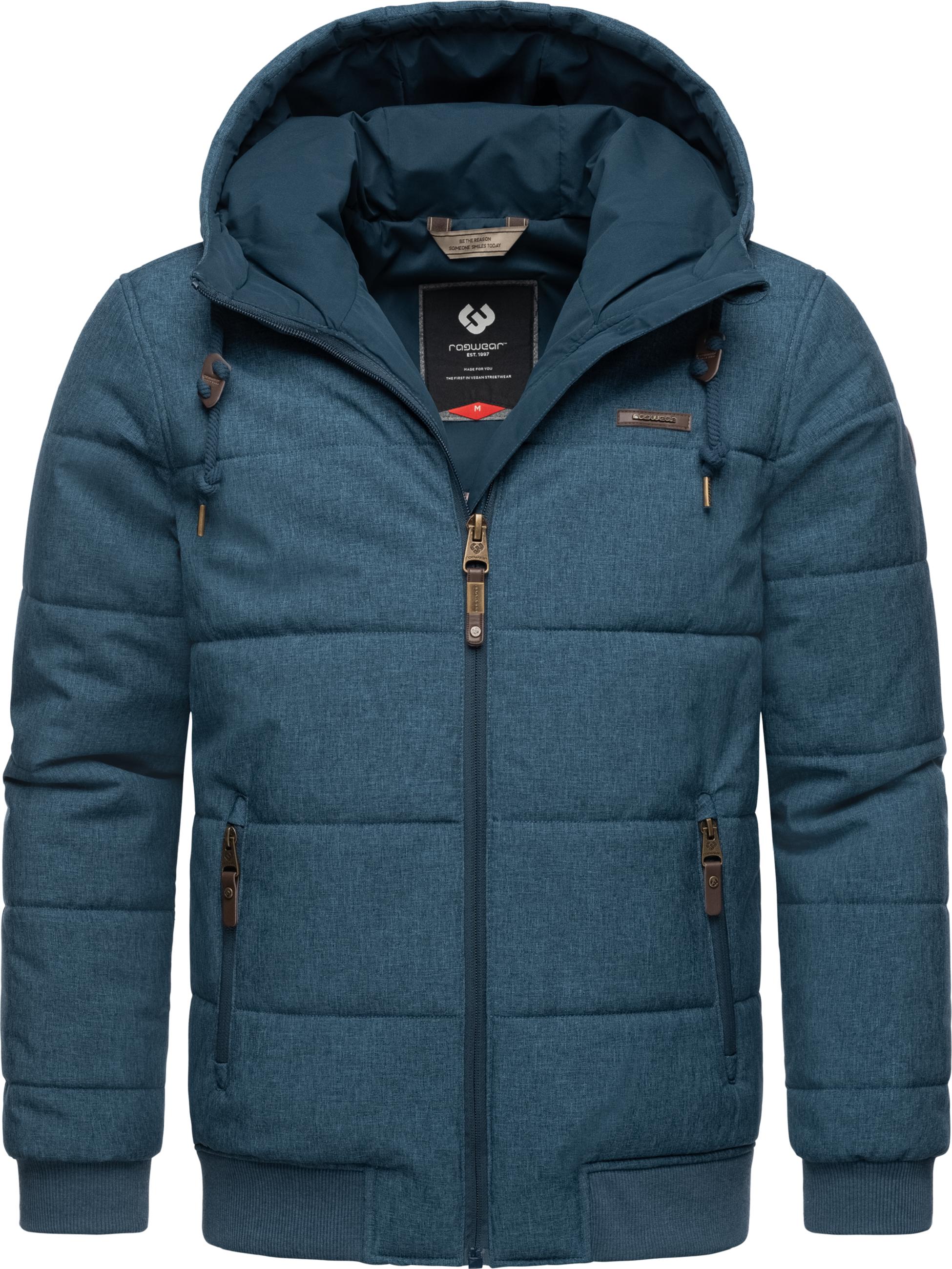 Steppjacke mit Kapuze "Tuuri" Stone Blue