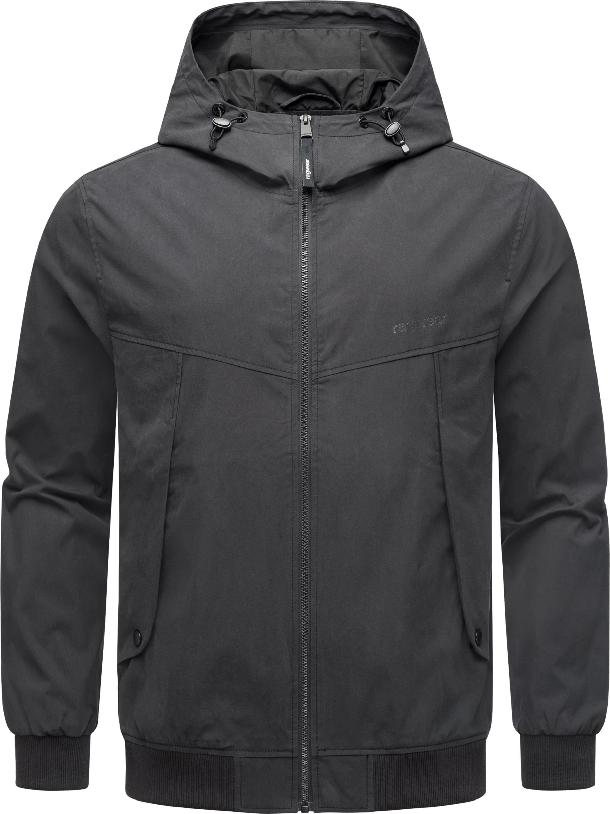 Leichte Übergangsjacke Sommerjacke kurz "Tyller" Black