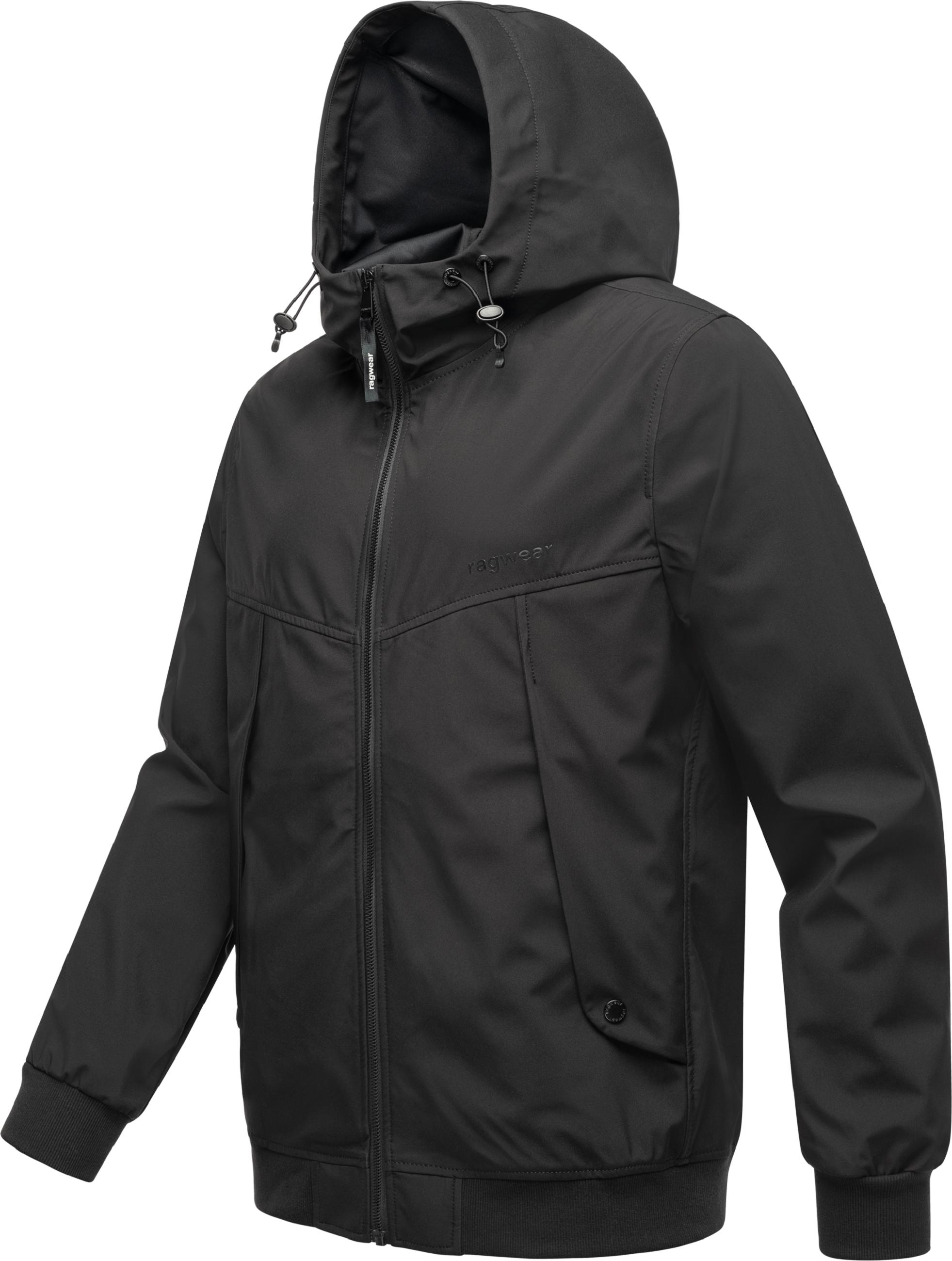 Wasserdichte Übergangsjacke mit Kapuze "Tyller Bonded" Black