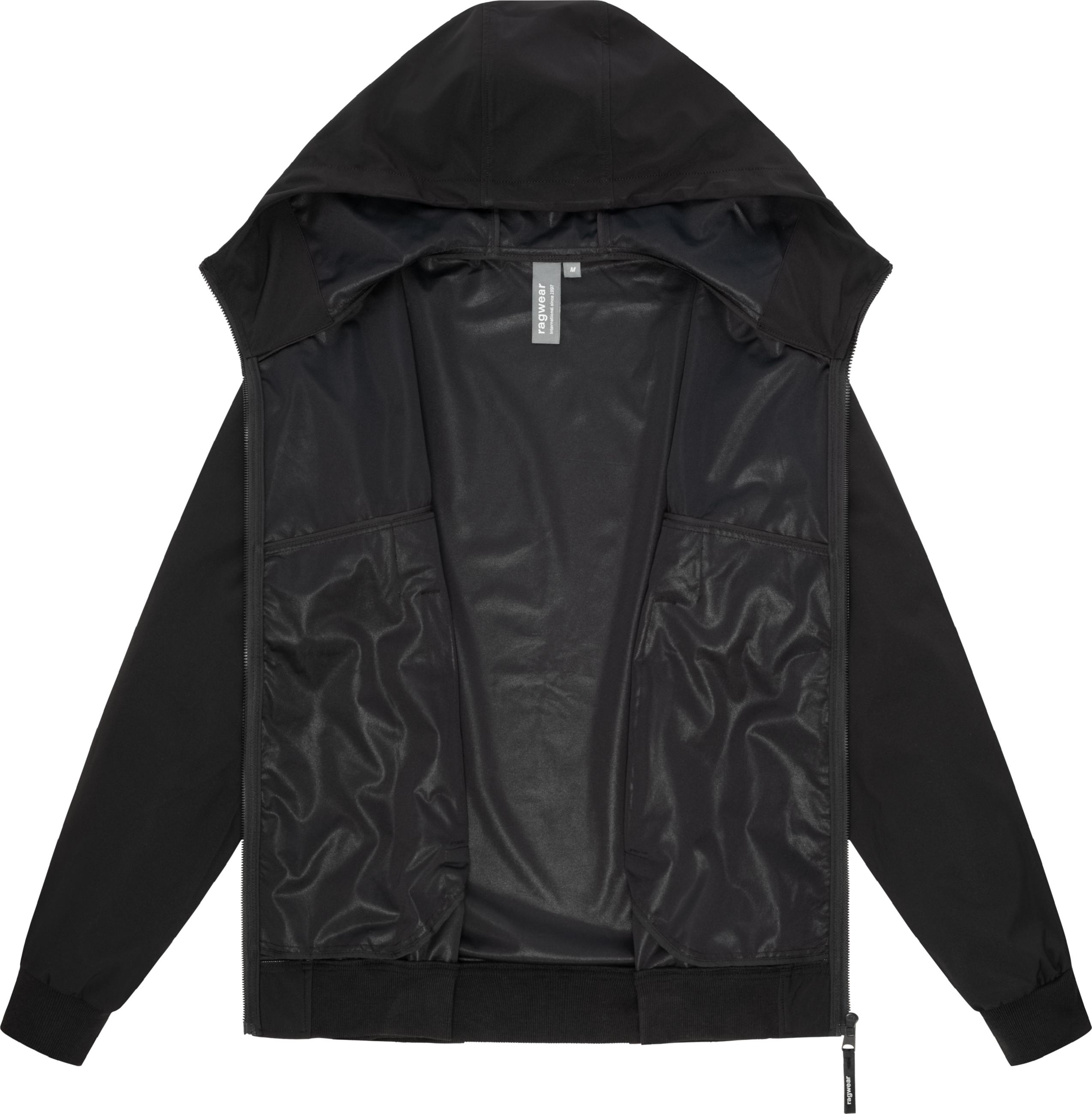 Wasserdichte Übergangsjacke mit Kapuze "Tyller Bonded" Black