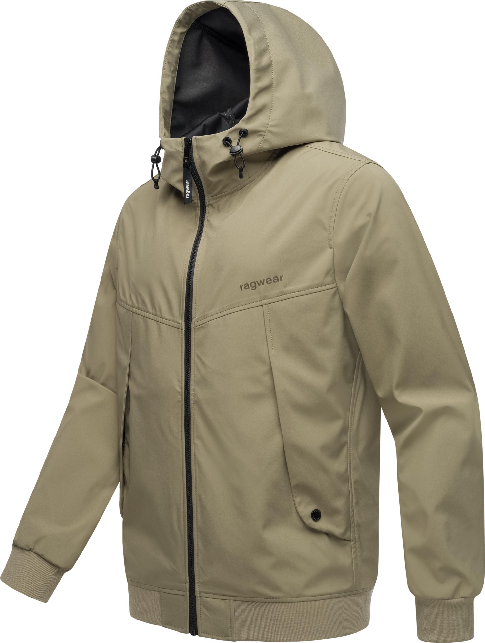 Wasserdichte Übergangsjacke mit Kapuze "Tyller Bonded" Dusty Olive