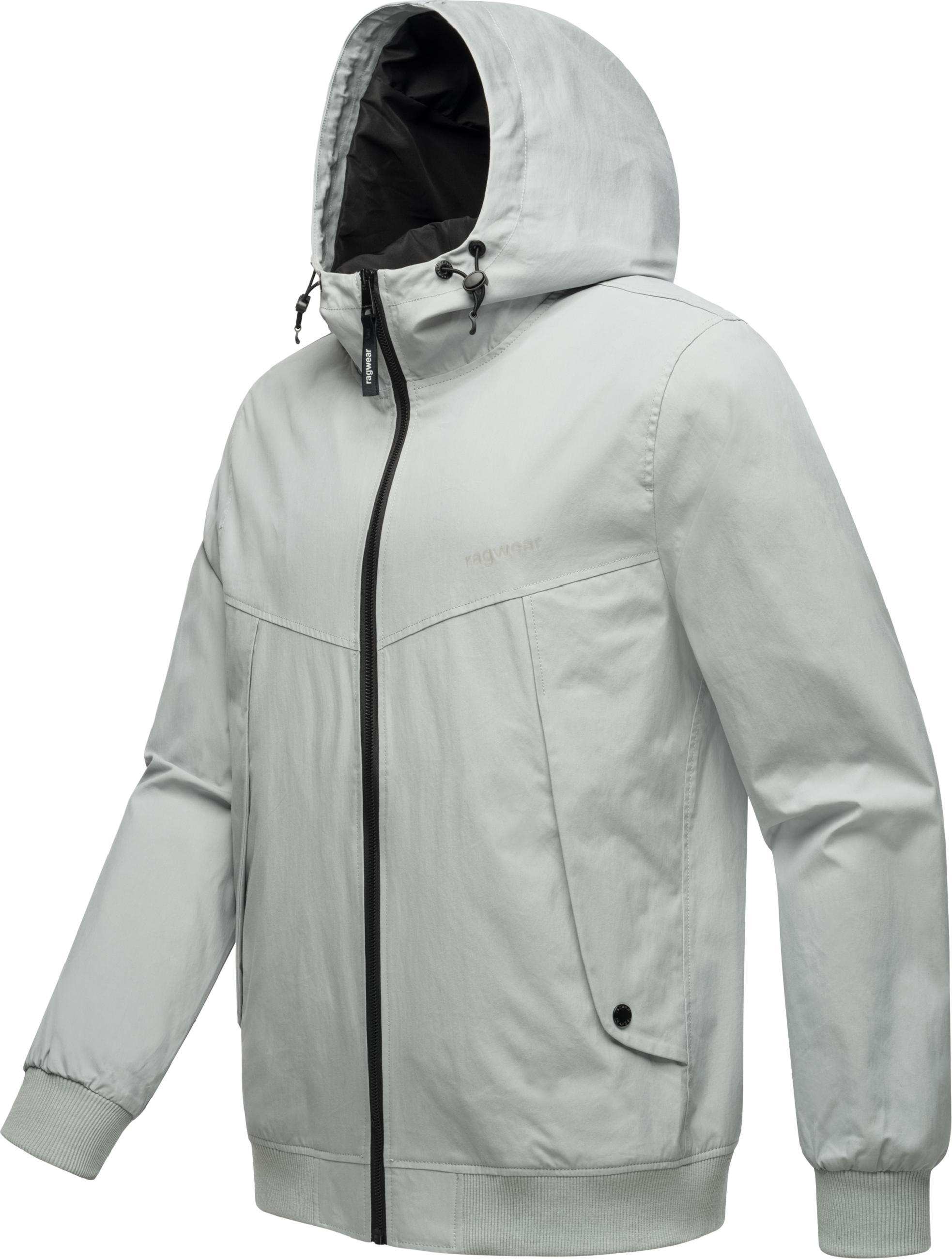 Leichte Übergangsjacke Sommerjacke kurz "Tyller" Light Grey