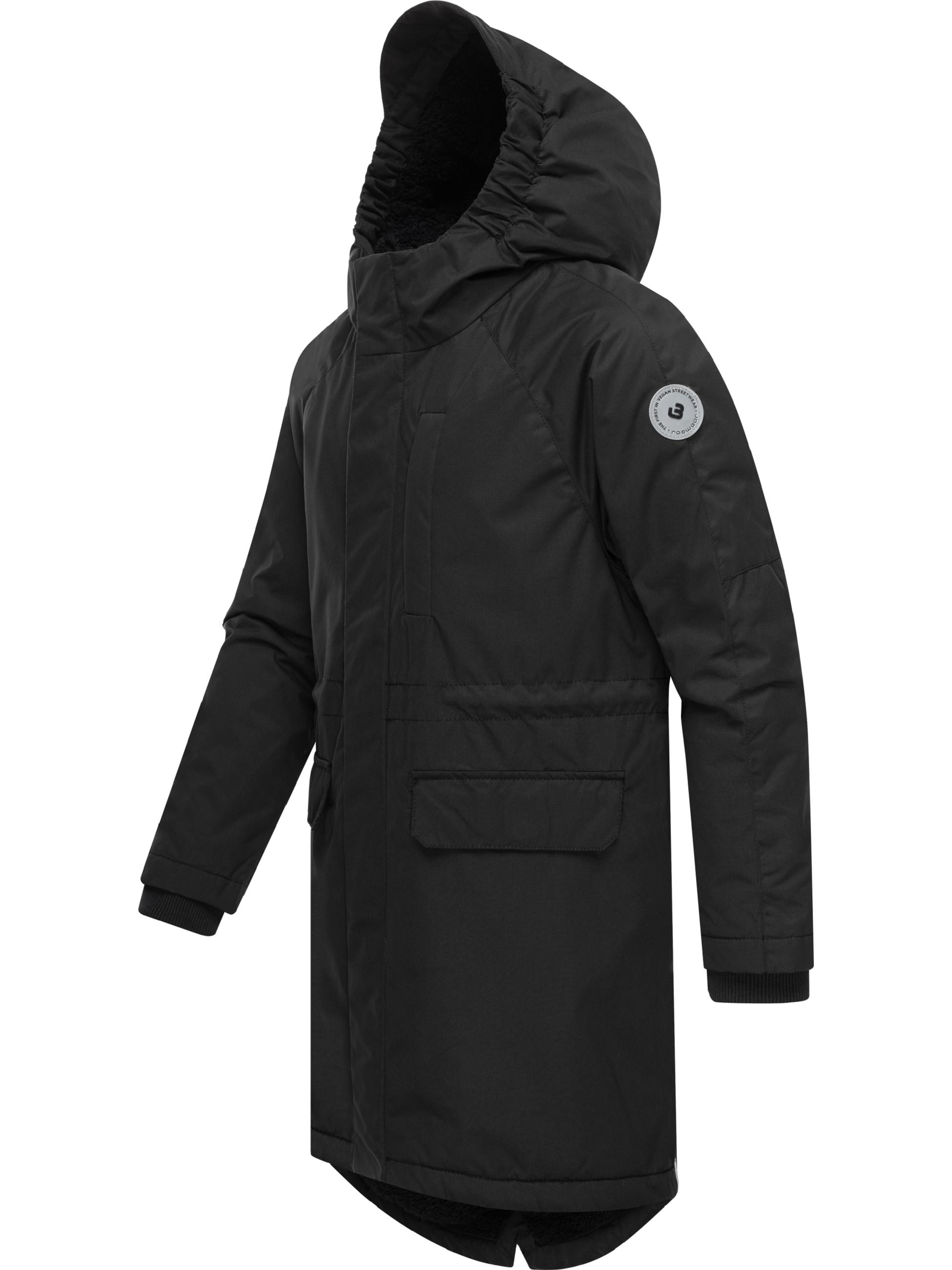 Winterjacke mit Kapuze "Uniparka B" Black