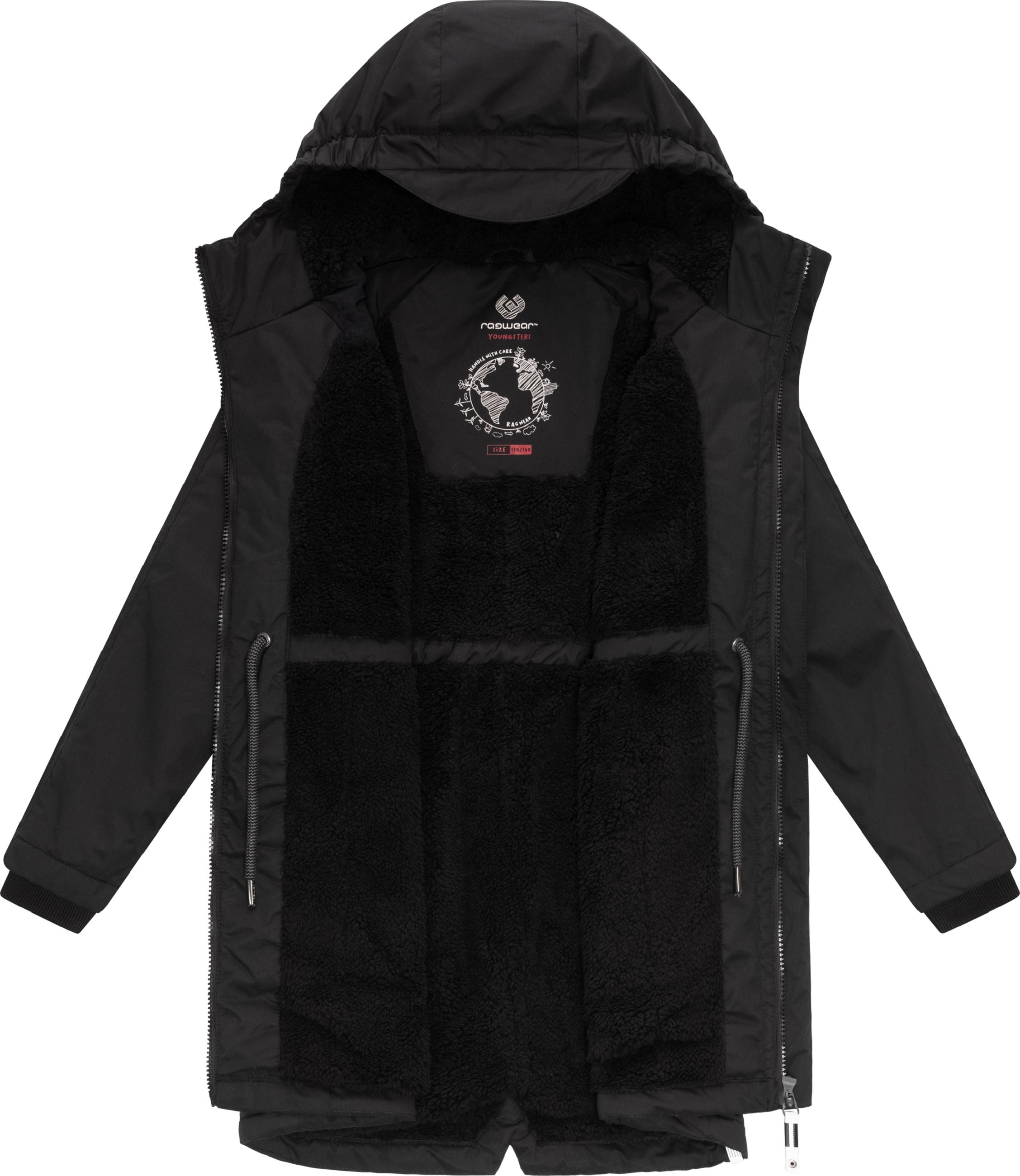 Winterjacke mit Kapuze "Uniparka B" Black