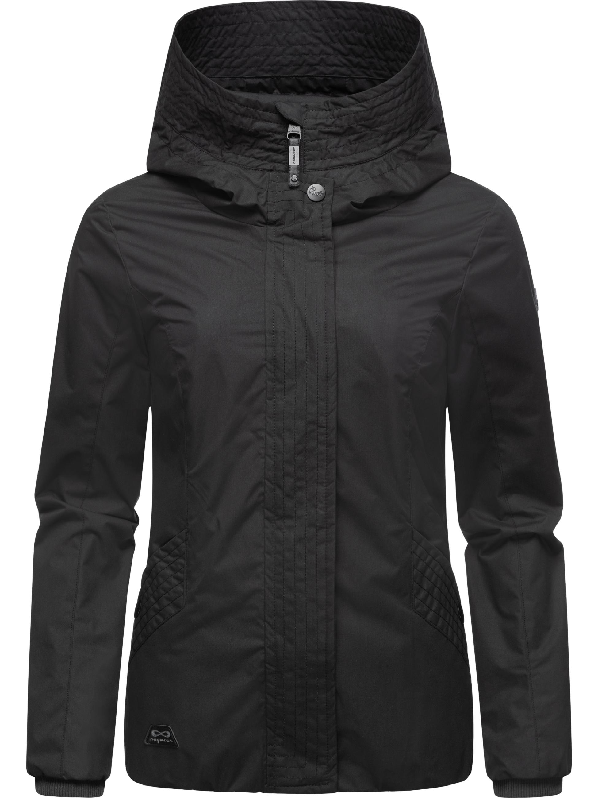 Leichte Übergangsjacke mit Kapuze "Vannesa" Black