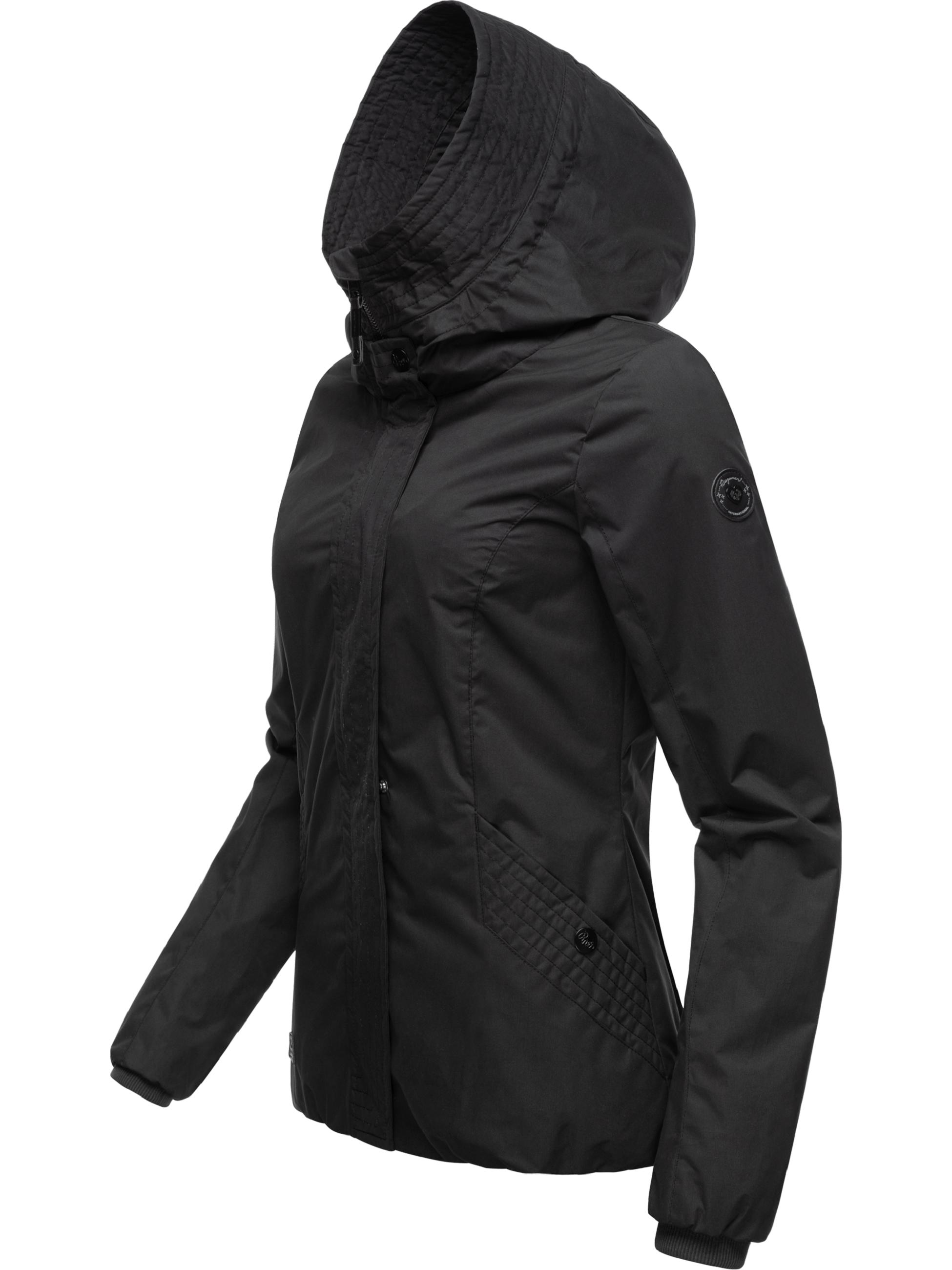 Leichte Übergangsjacke mit Kapuze "Vannesa" Black