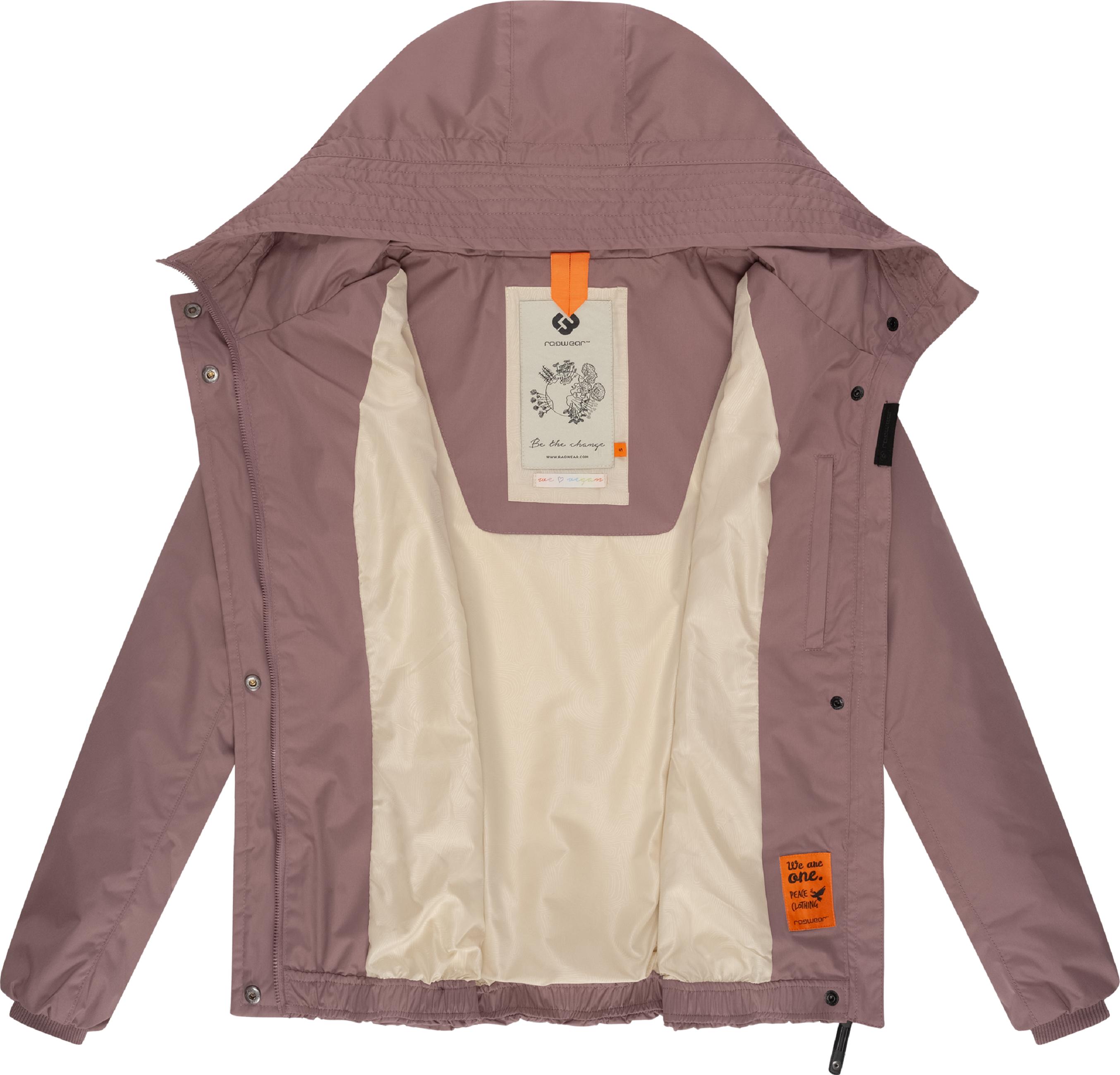 Leichte Übergangsjacke mit Kapuze "Vannesa" Mauve