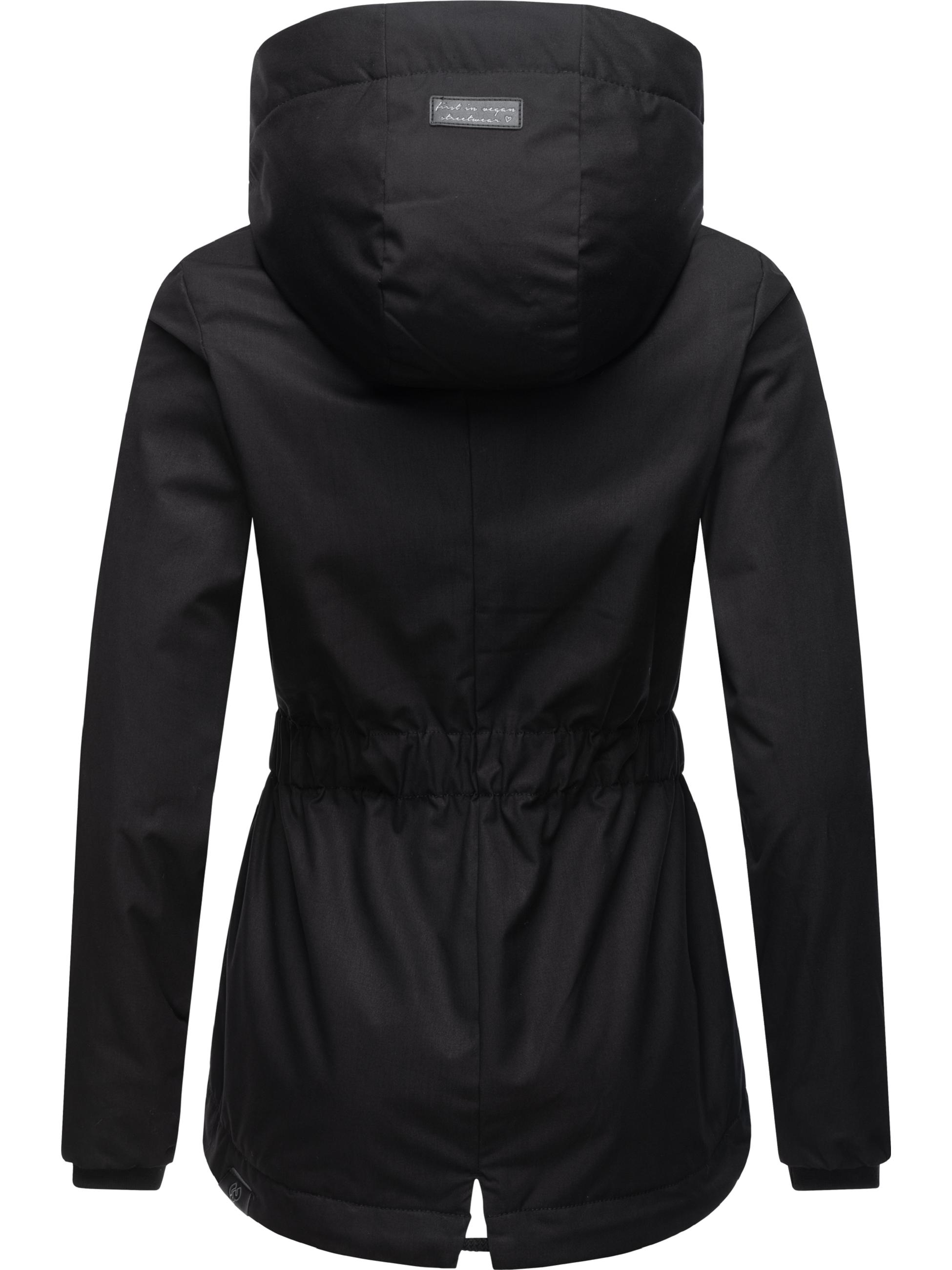 Übergangsjacke Kapuzenjacke Varvarra Black23