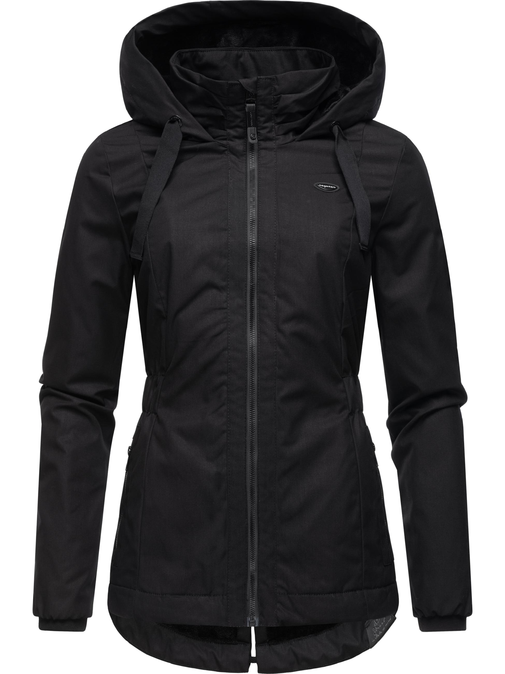 Übergangsjacke Kapuzenjacke Varvarra Black23