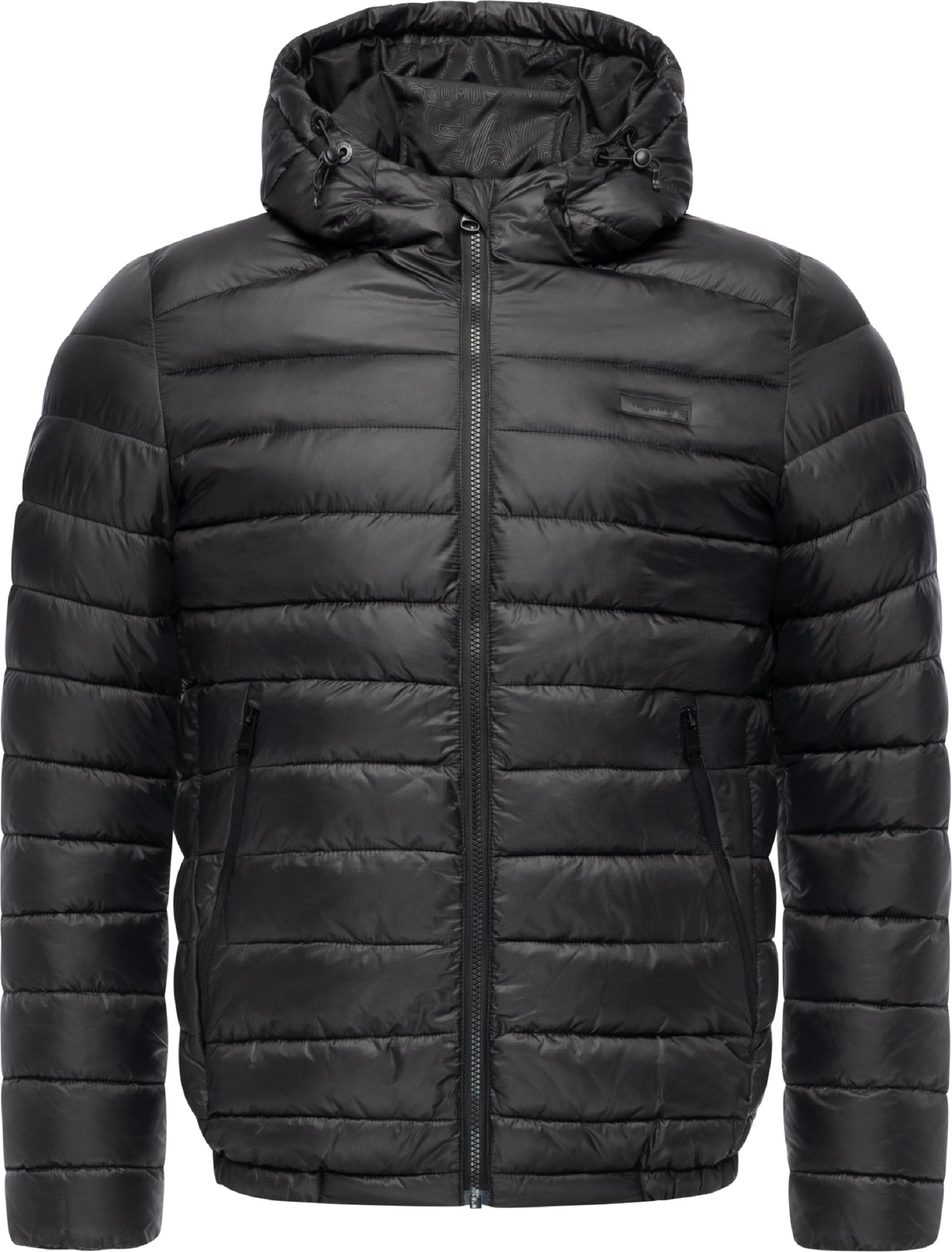 Gesteppte Winterjacke mit verstellbarer Kapuze "Vellos YOUMODO" Black