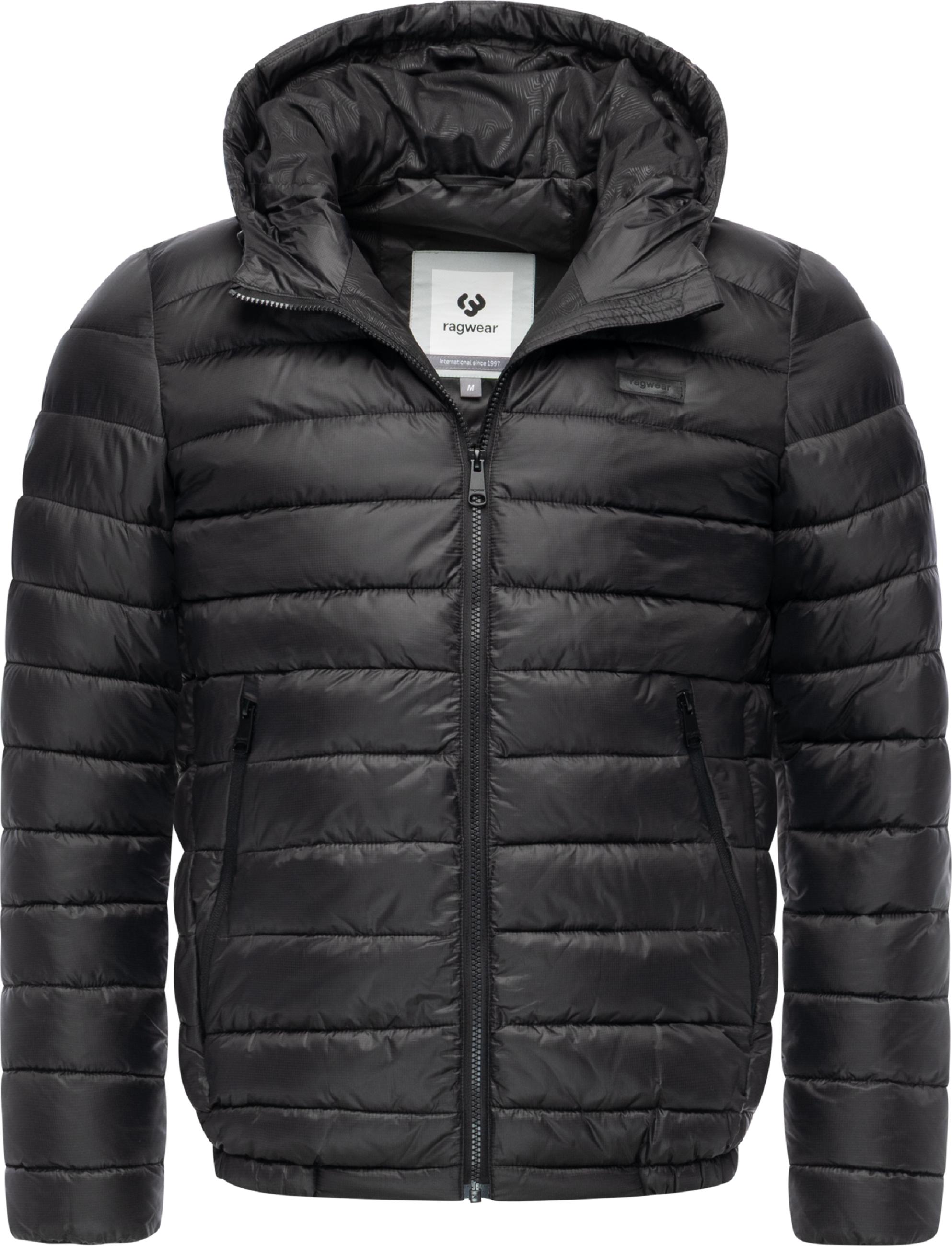 Gesteppte Winterjacke mit verstellbarer Kapuze "Vellos YOUMODO" Black