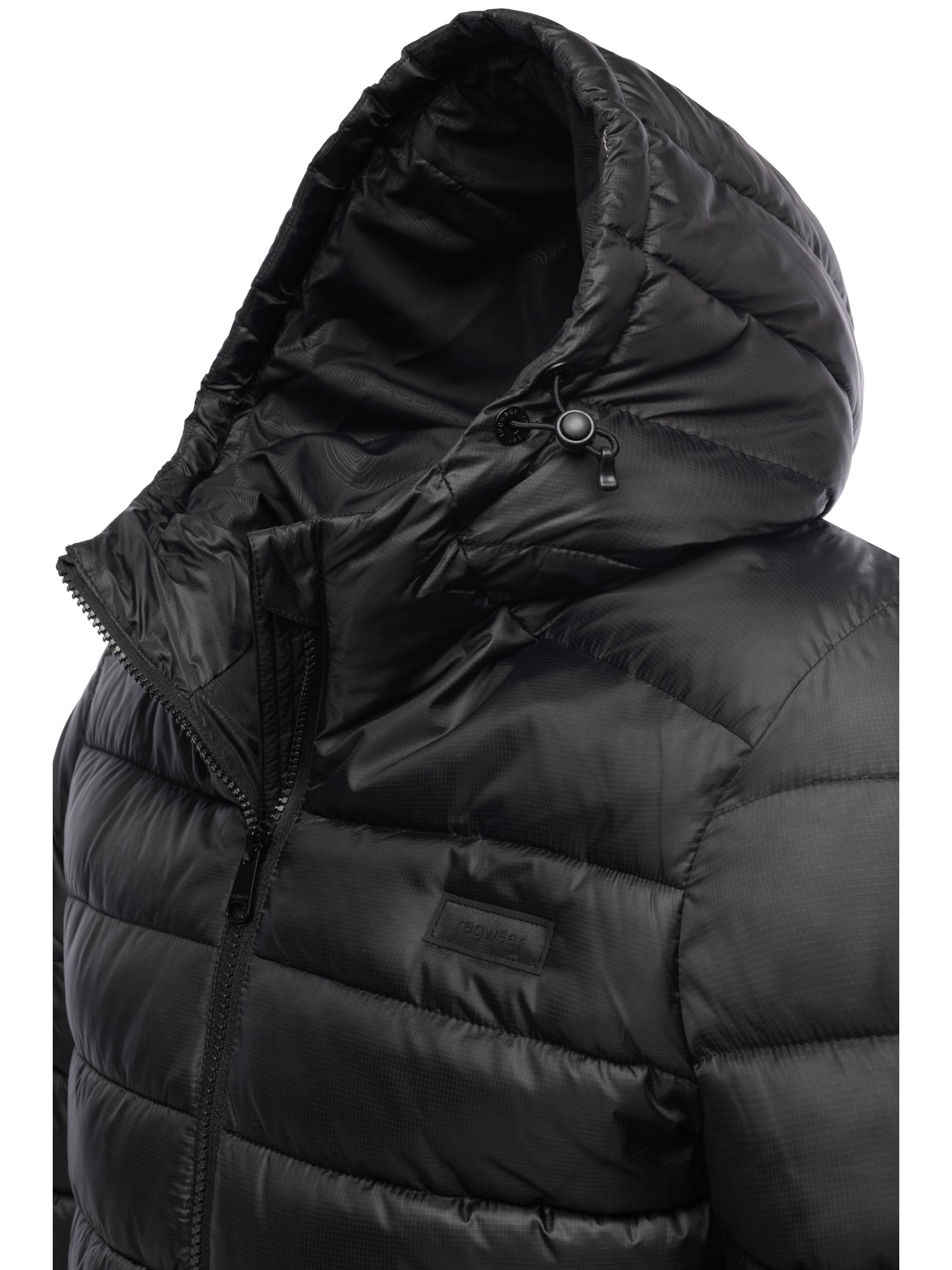Gesteppte Winterjacke mit verstellbarer Kapuze "Vellos YOUMODO" Black