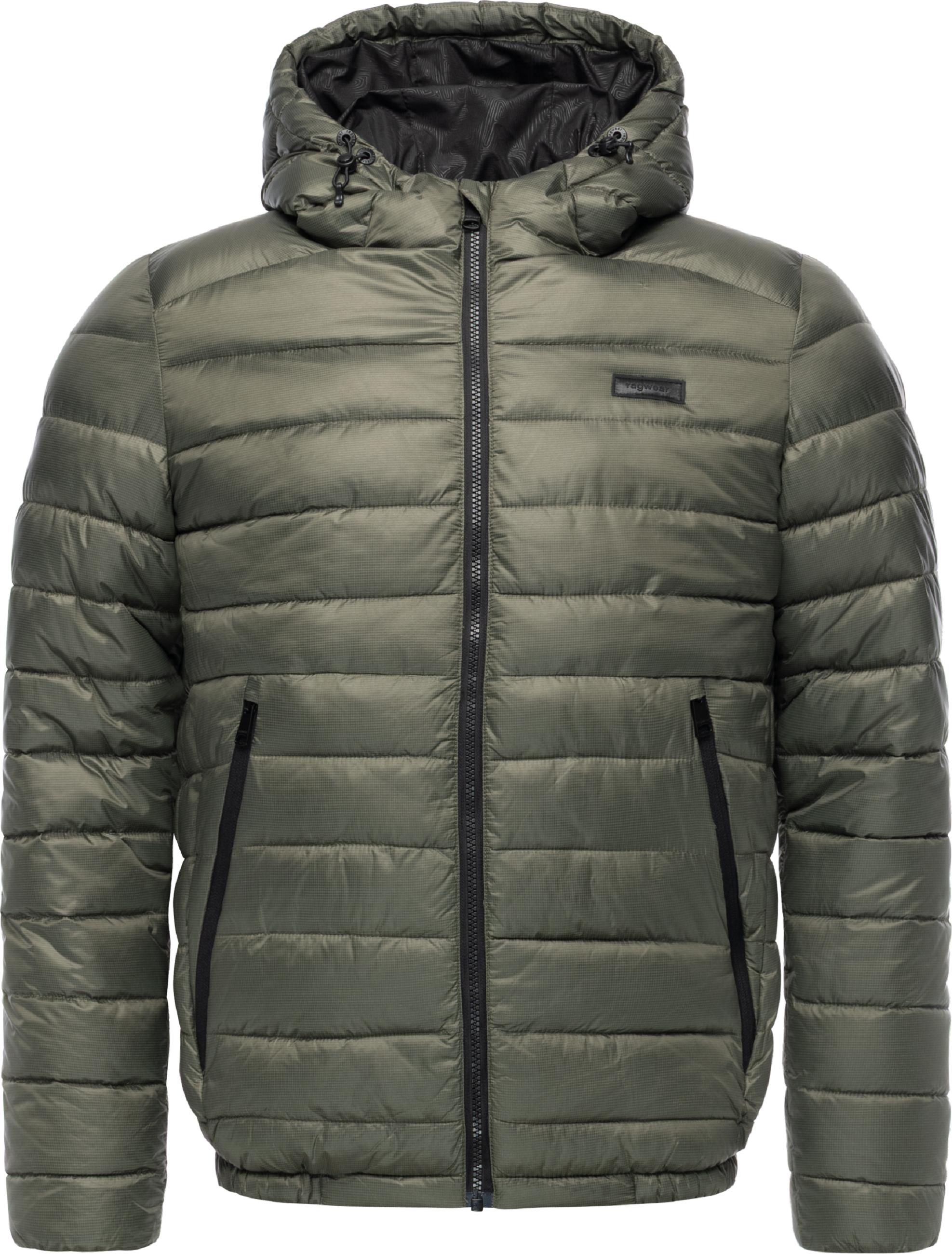 Gesteppte Winterjacke mit verstellbarer Kapuze "Vellos YOUMODO" Dark Olive