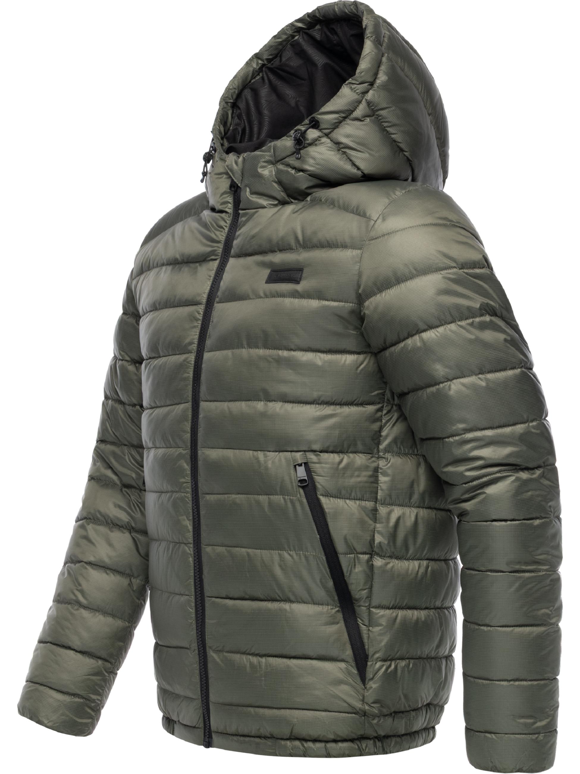 Gesteppte Winterjacke mit verstellbarer Kapuze "Vellos YOUMODO" Dark Olive