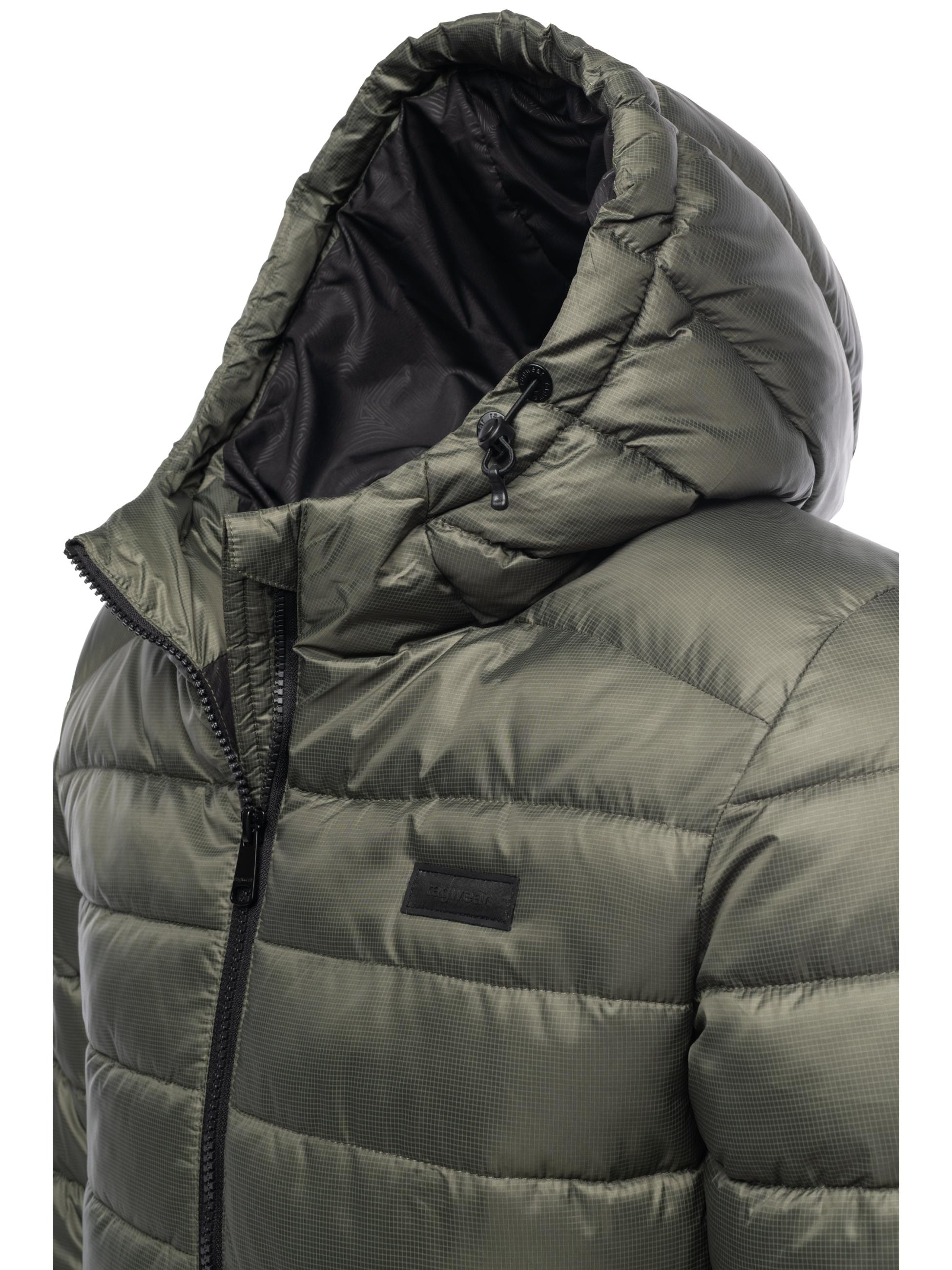 Gesteppte Winterjacke mit verstellbarer Kapuze "Vellos YOUMODO" Dark Olive