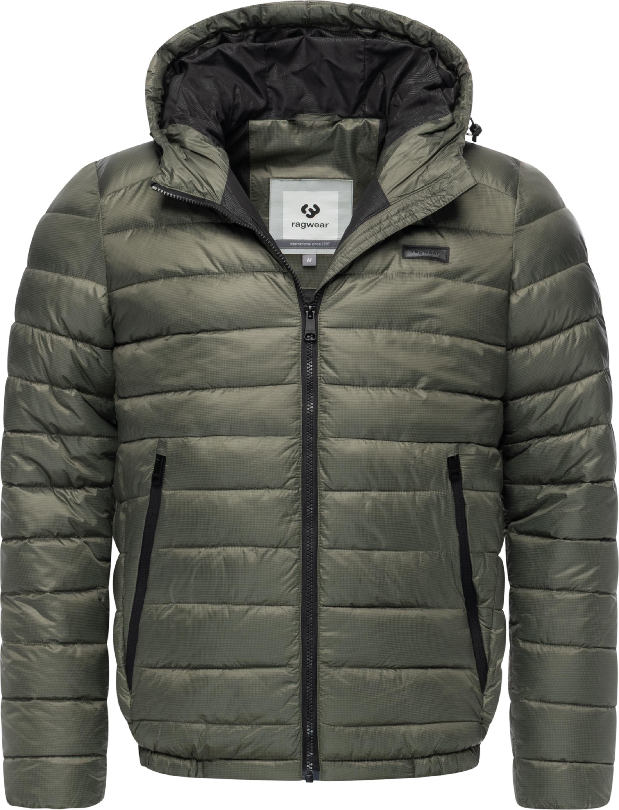 Gesteppte Winterjacke mit verstellbarer Kapuze "Vellos YOUMODO" Dark Olive