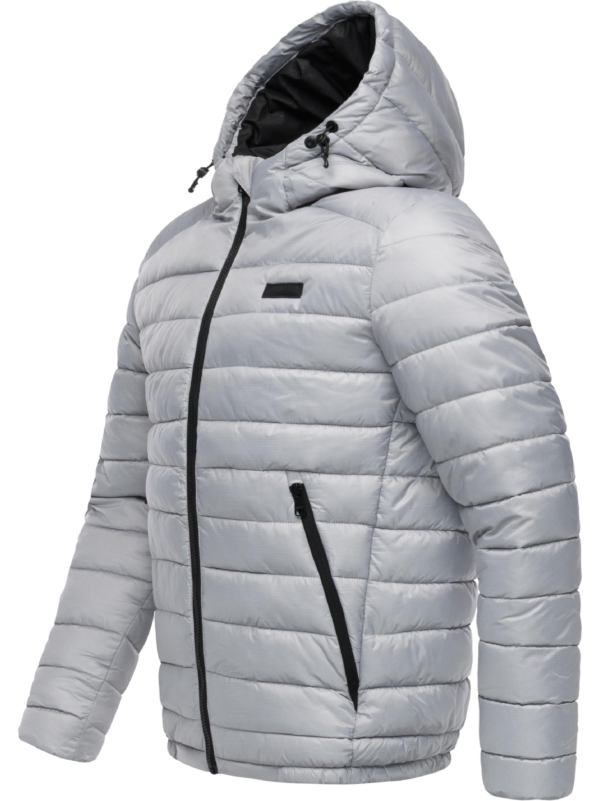 Gesteppte Winterjacke mit verstellbarer Kapuze "Vellos YOUMODO" Light Grey