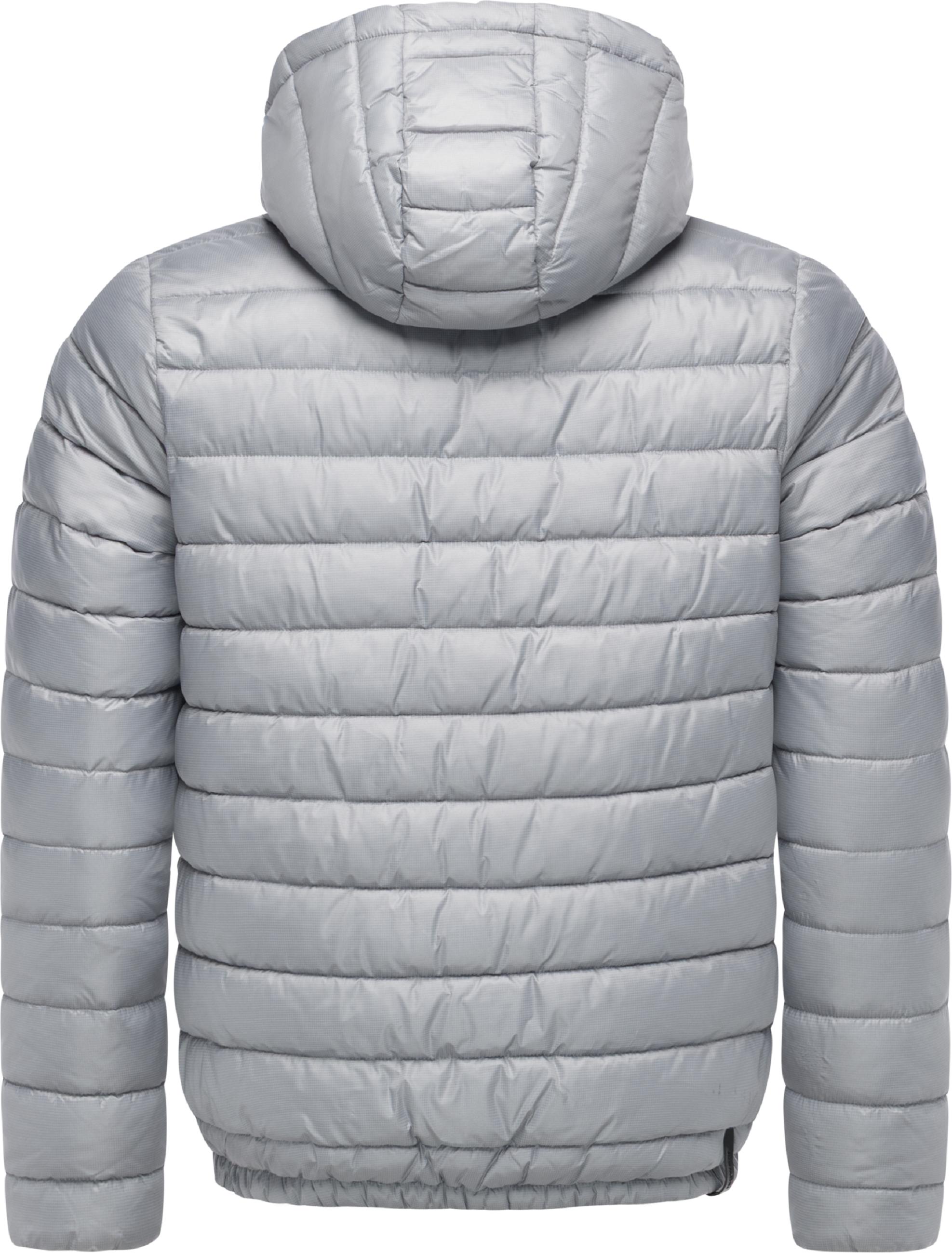 Gesteppte Winterjacke mit verstellbarer Kapuze "Vellos YOUMODO" Light Grey