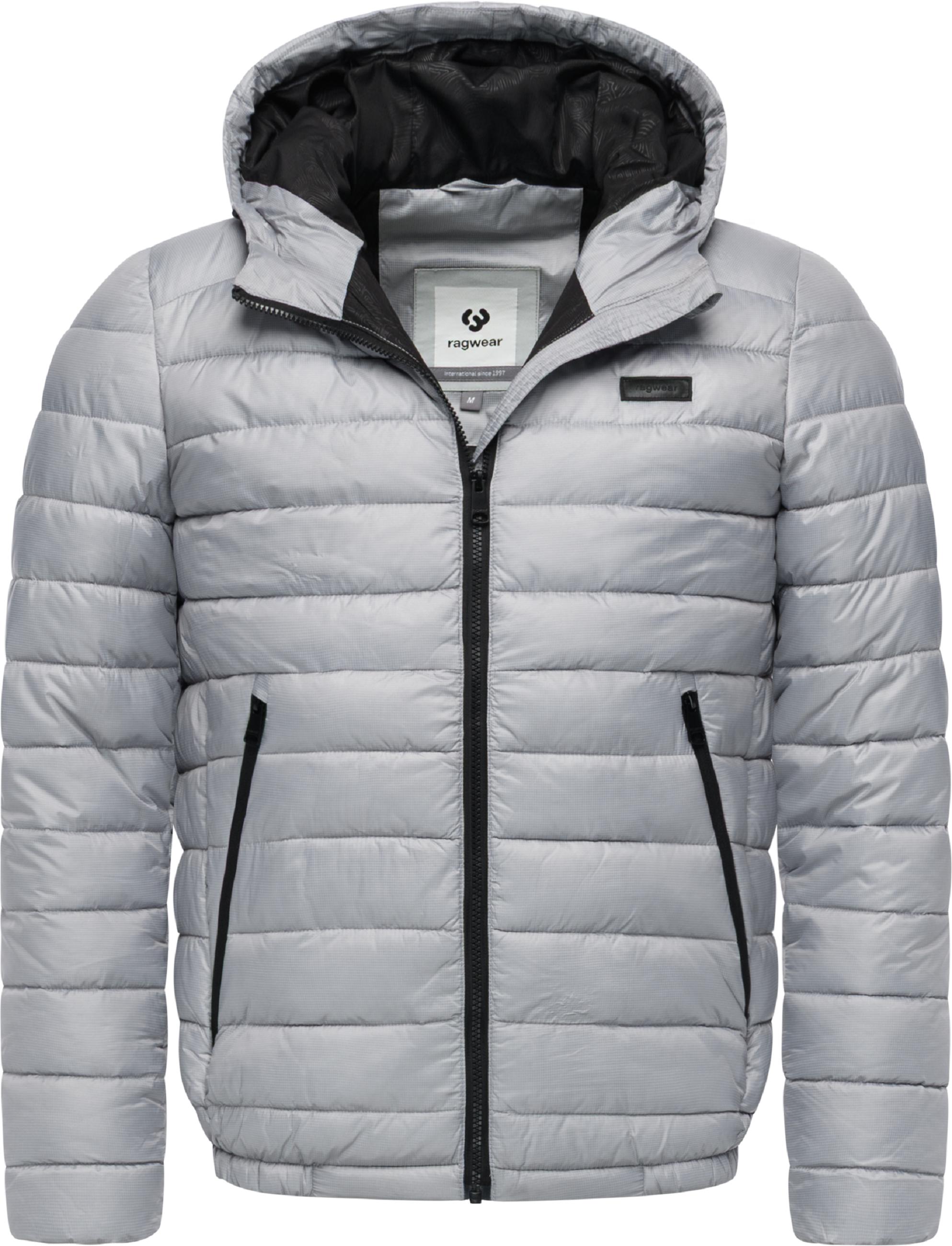 Gesteppte Winterjacke mit verstellbarer Kapuze "Vellos YOUMODO" Light Grey