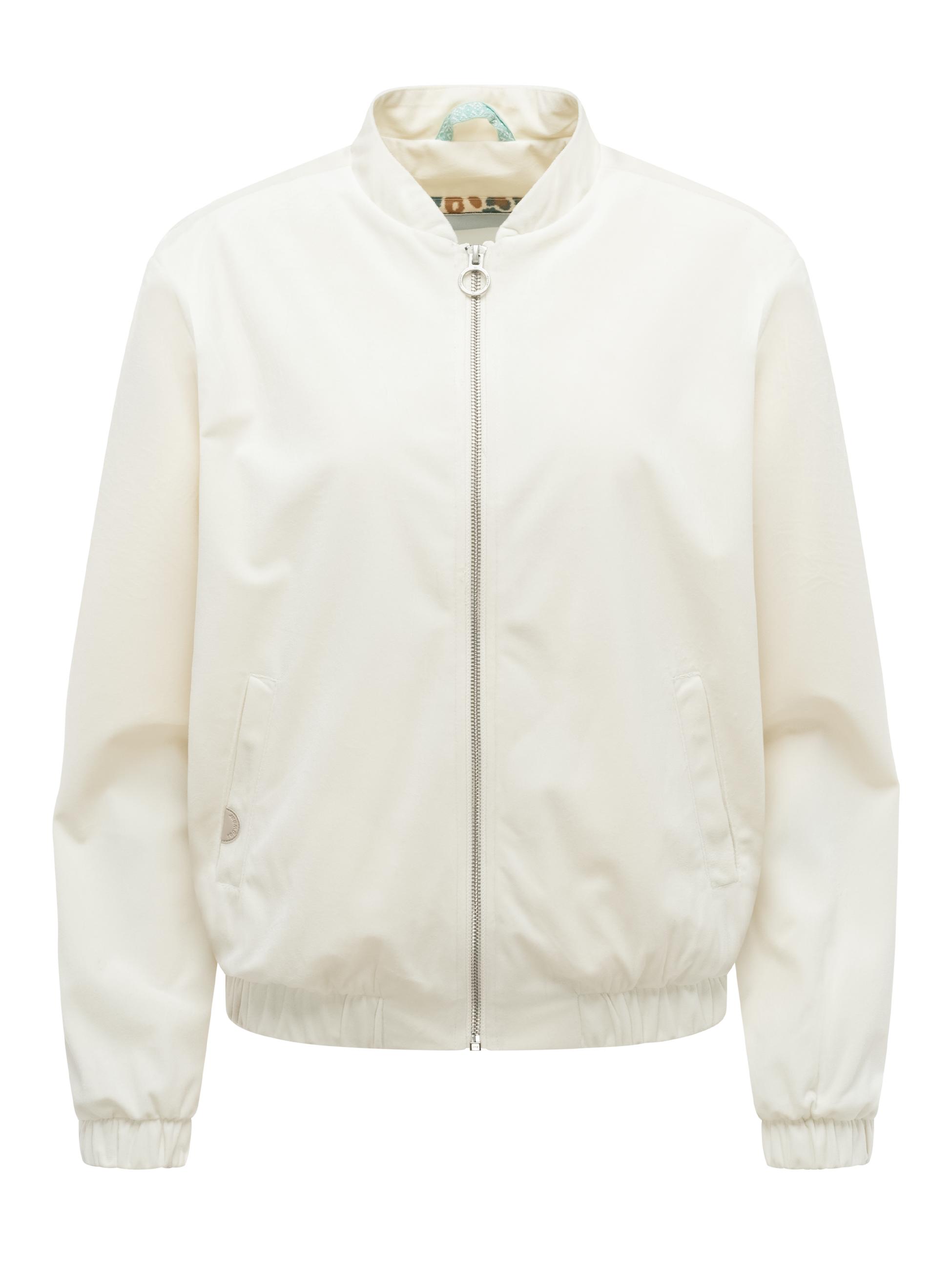 Bomberjacke aus Samt "Velvetie" Ivory