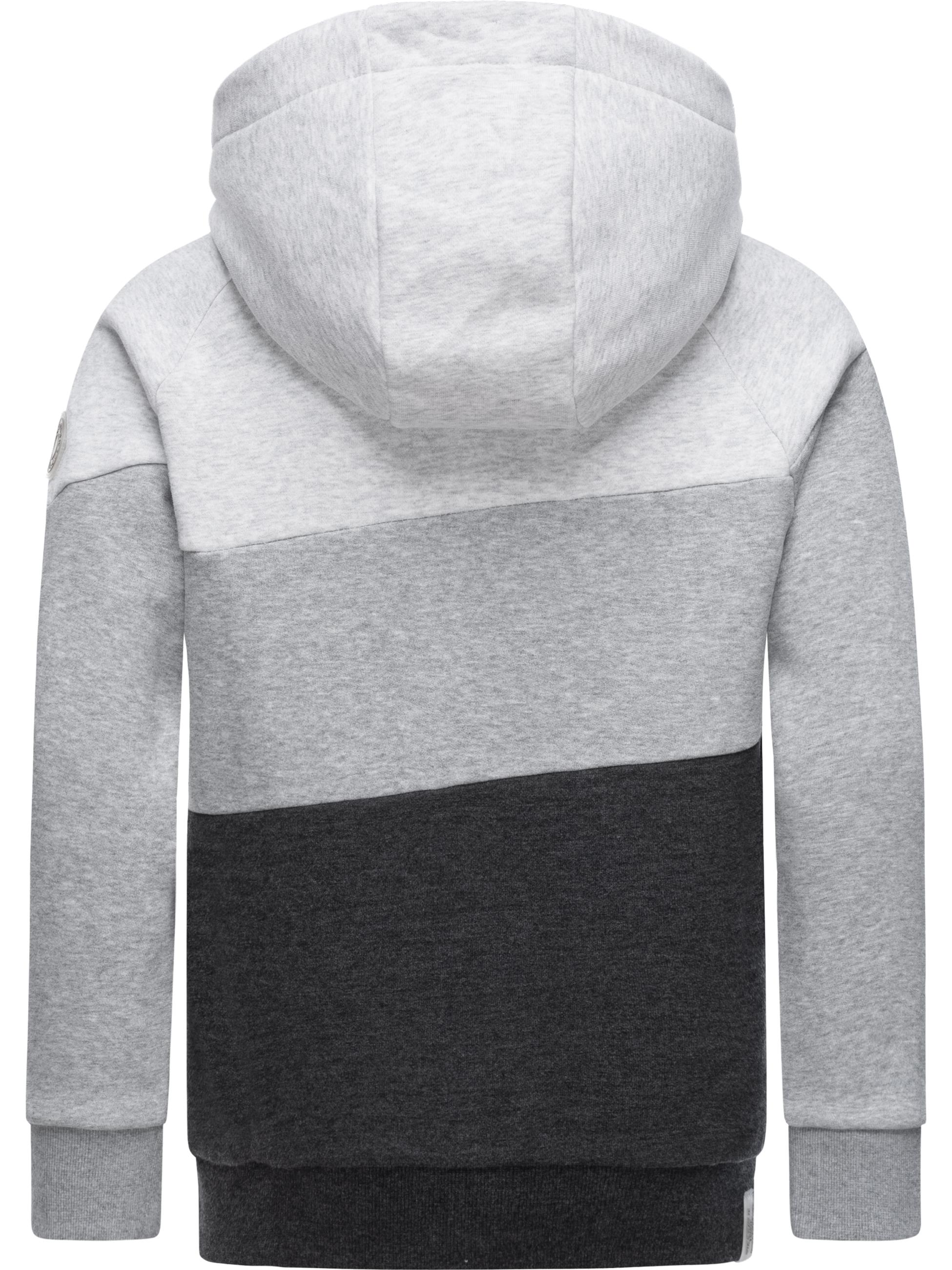 Multicolour Hoodie mit Kapuze "Vendio" Grey