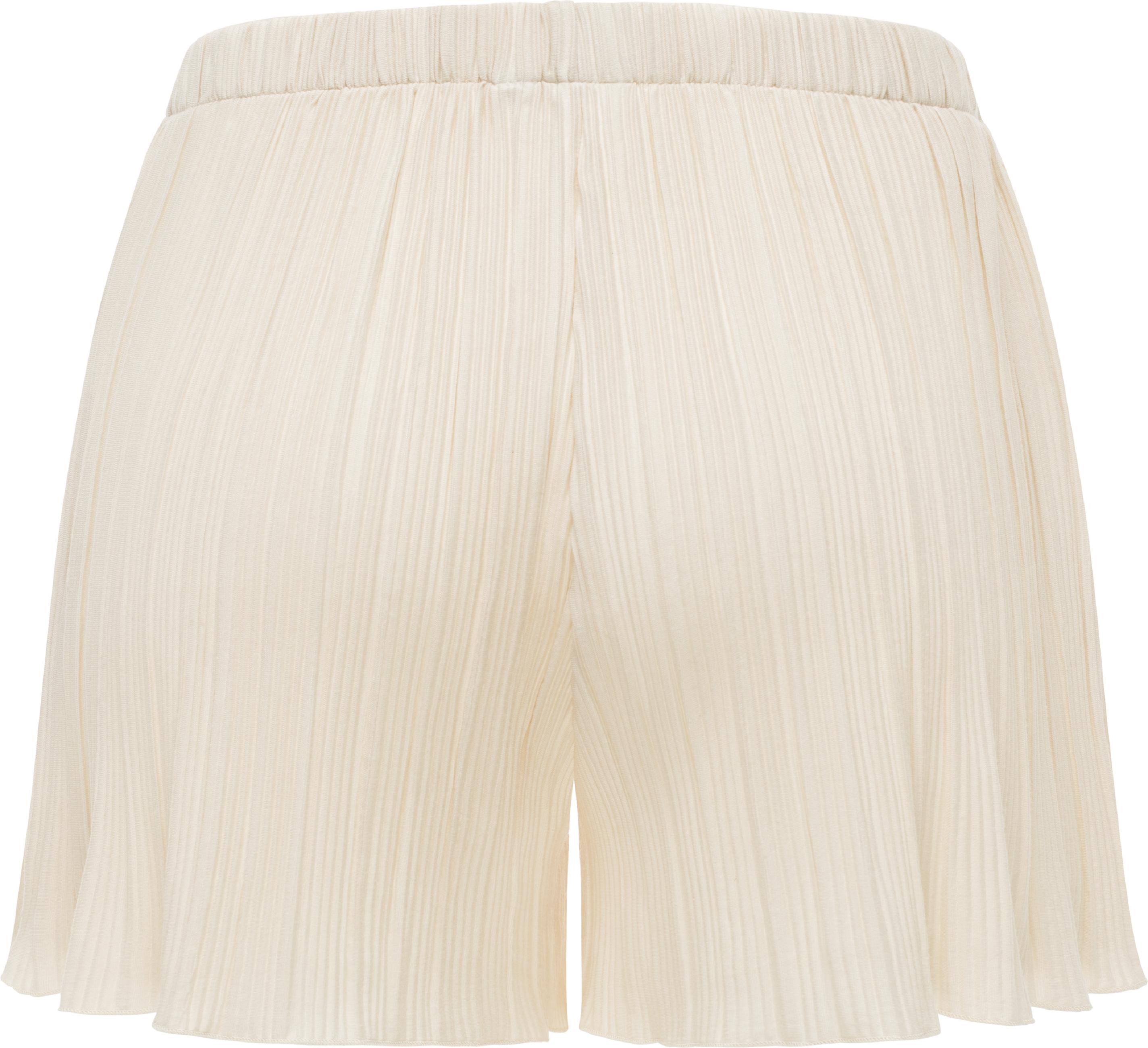 Bekleidungsset bestehend aus Plissee-Top und kurzer Hose "Veriel Set" Ecru