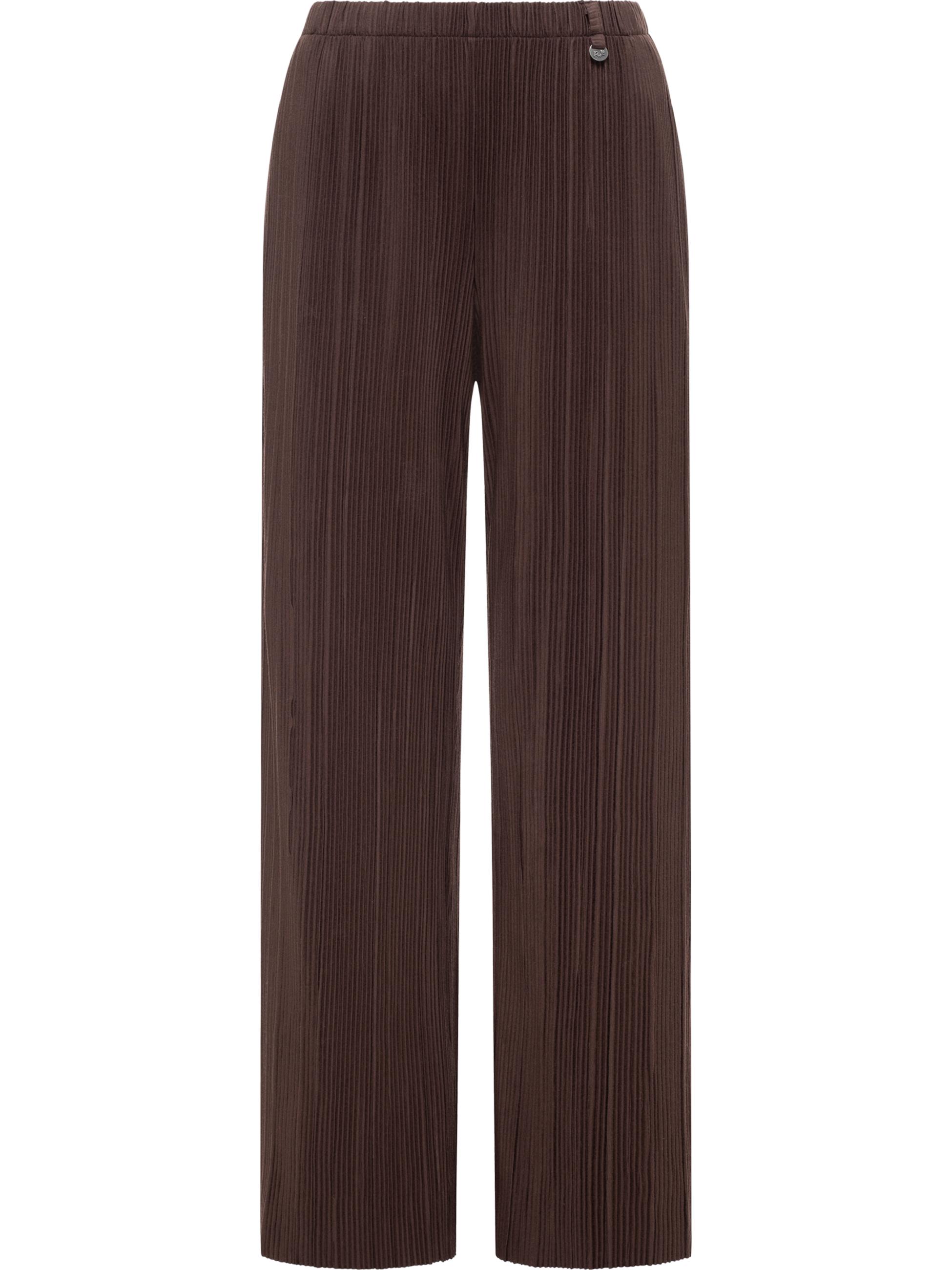 Bekleidungsset bestehend aus Plissee-Top und (extra-) langer Hose "Verllen Set" Dark Choco