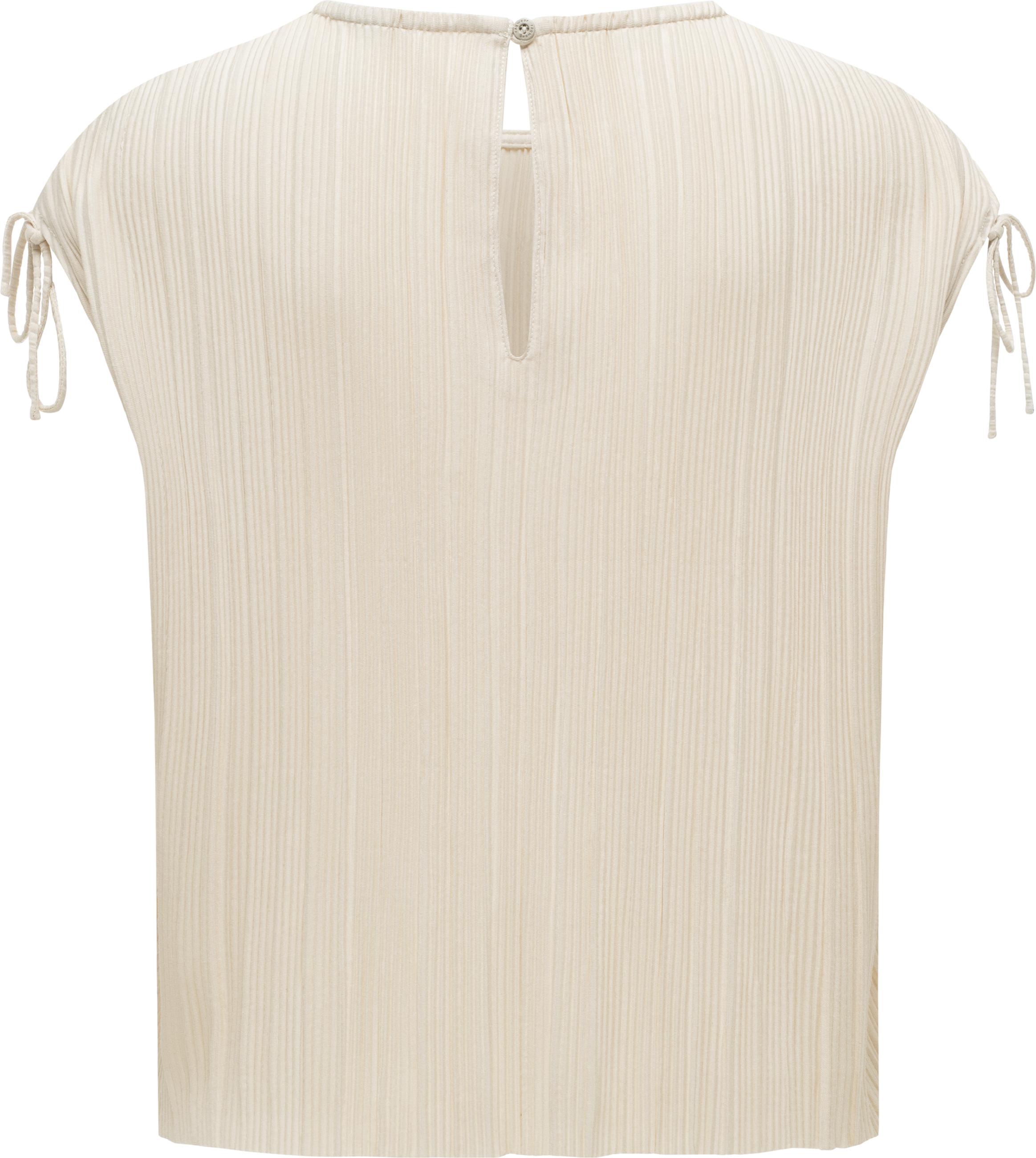 Bekleidungsset bestehend aus Plissee-Top und (extra-) langer Hose "Verllen Set" Ecru